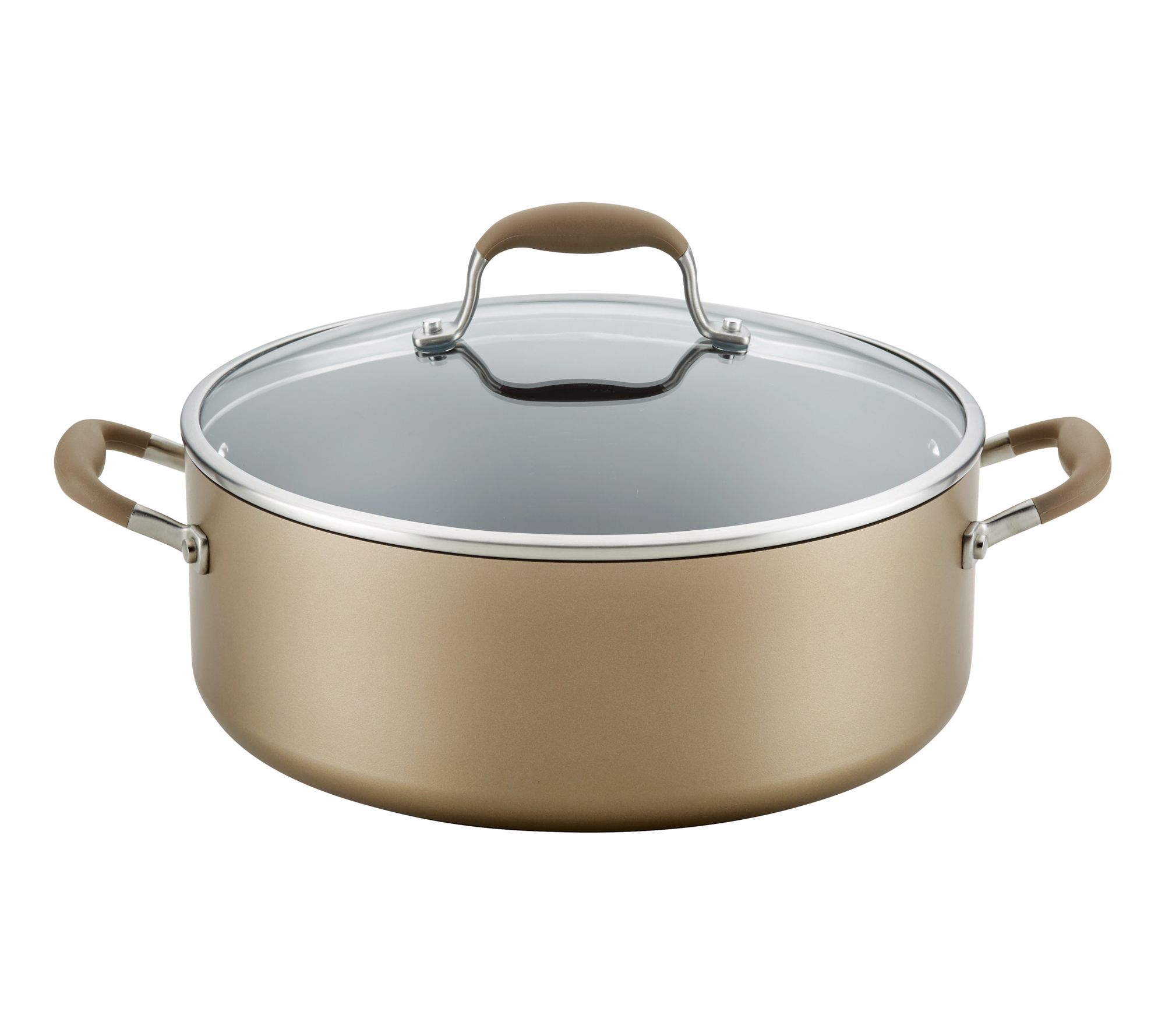 Anolon Advanced Home Hard-Anodized Nonstick Stockpot, 7.5qt
