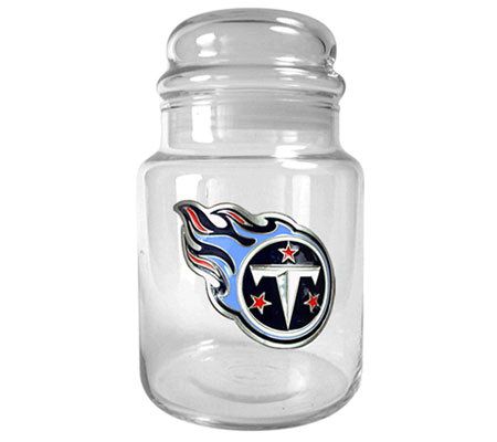 NFL Tennessee Titans 31oz Glass Candy Jar 