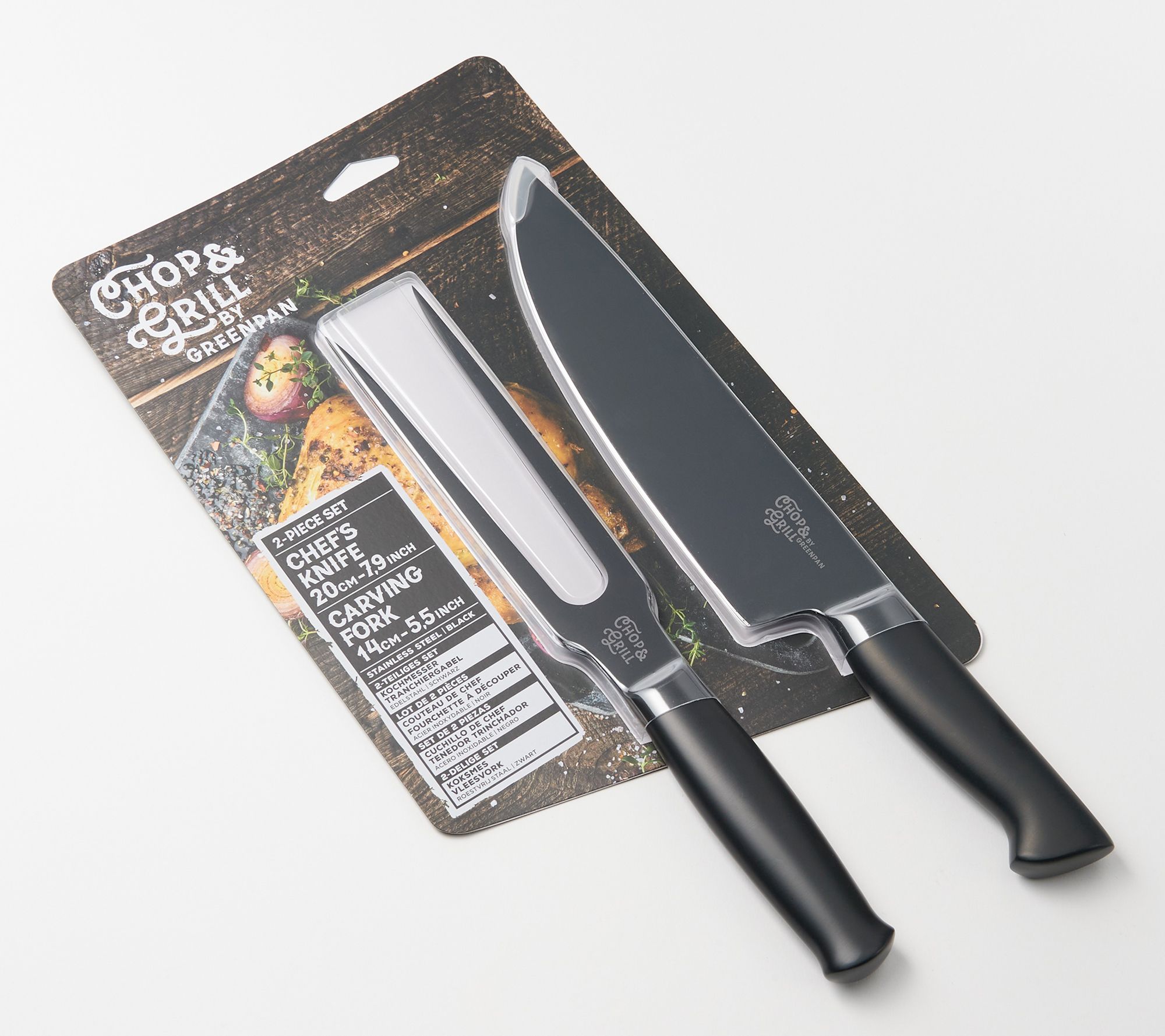 GreenPan Chop & Grill Stainless Steel Chef's Knife