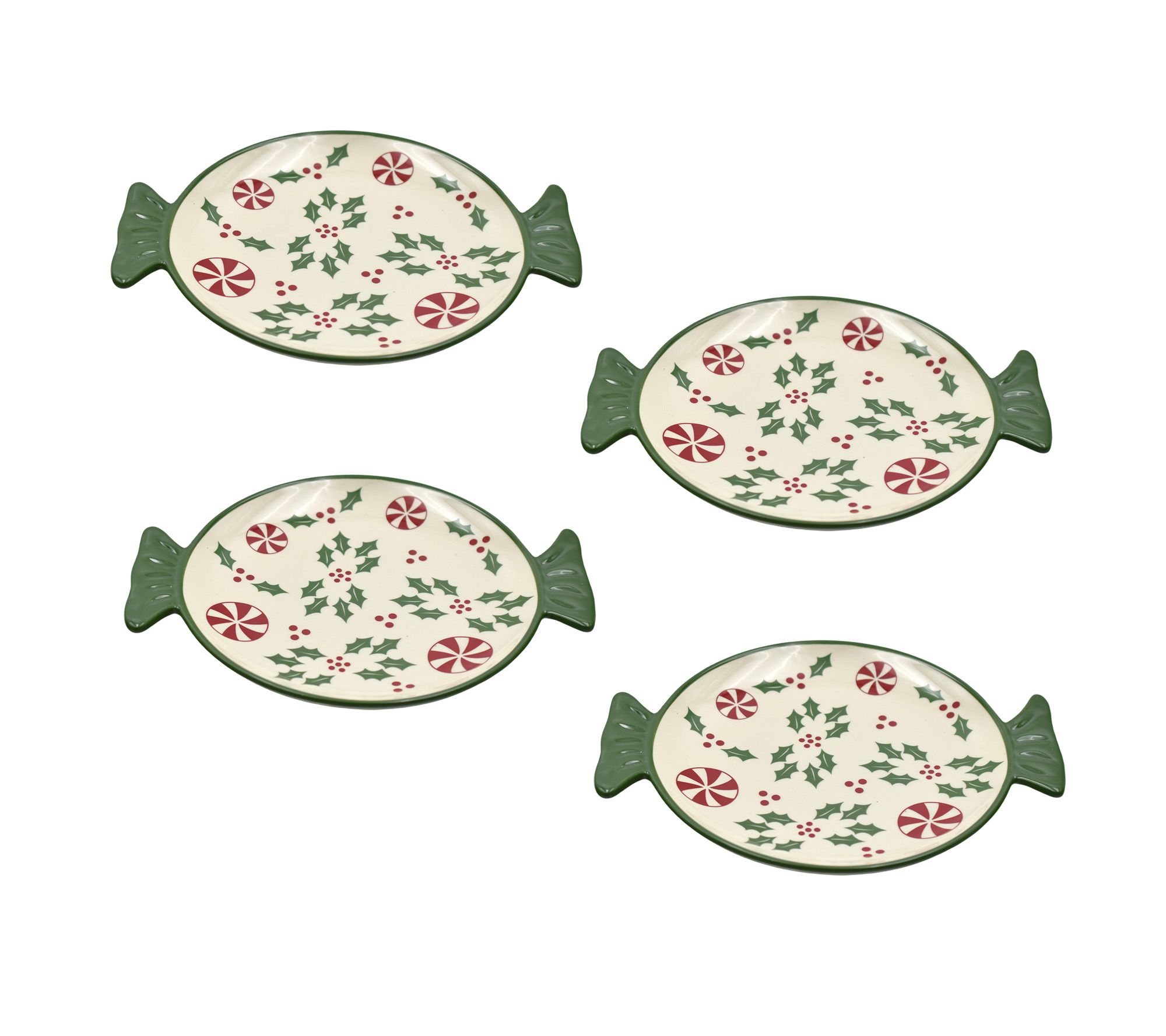 "As Is" Temp-tations Seasonal Set/4 8" Figural Plates