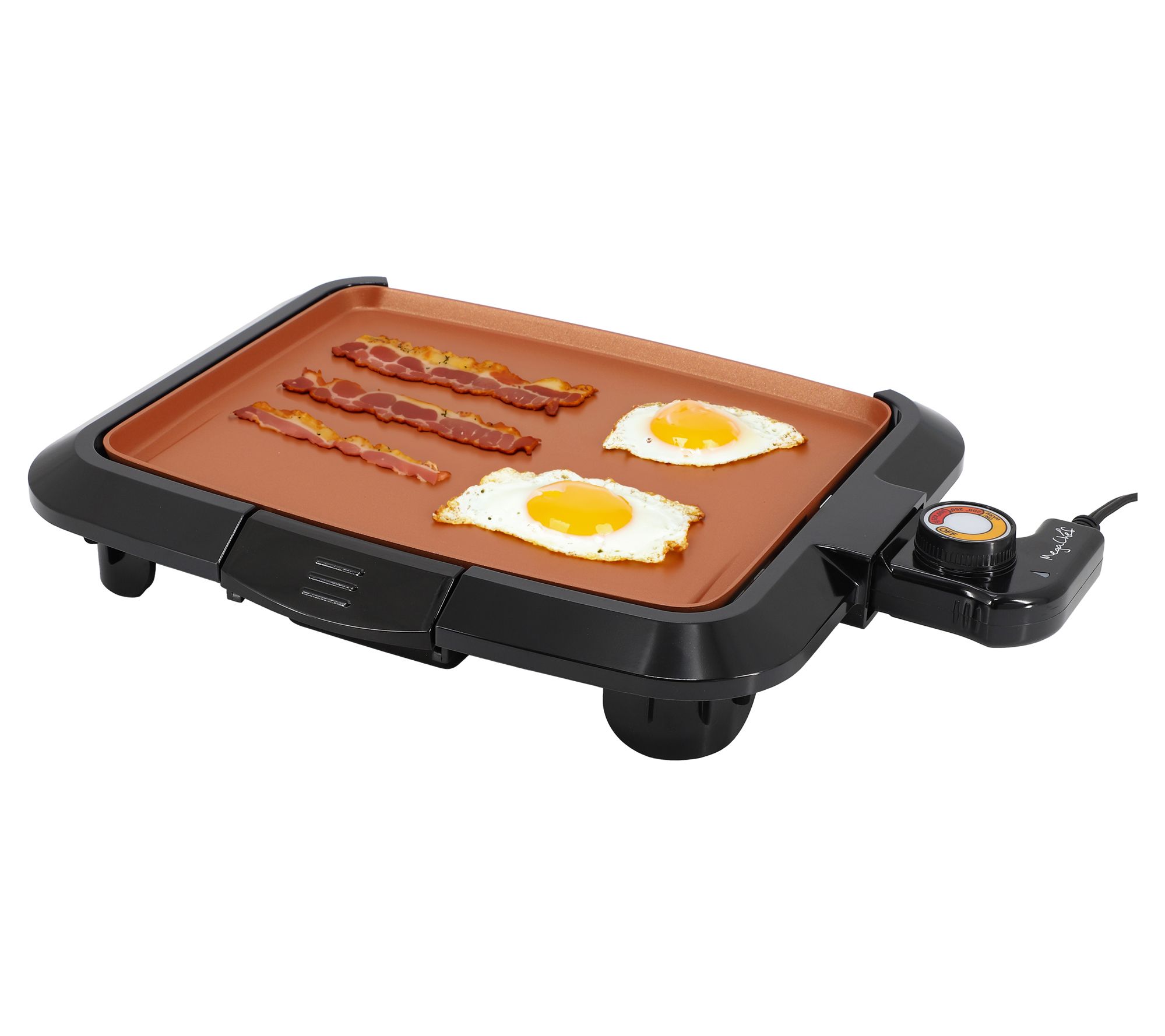 MegaChef 10.63" Electric Grill with Copper Coating