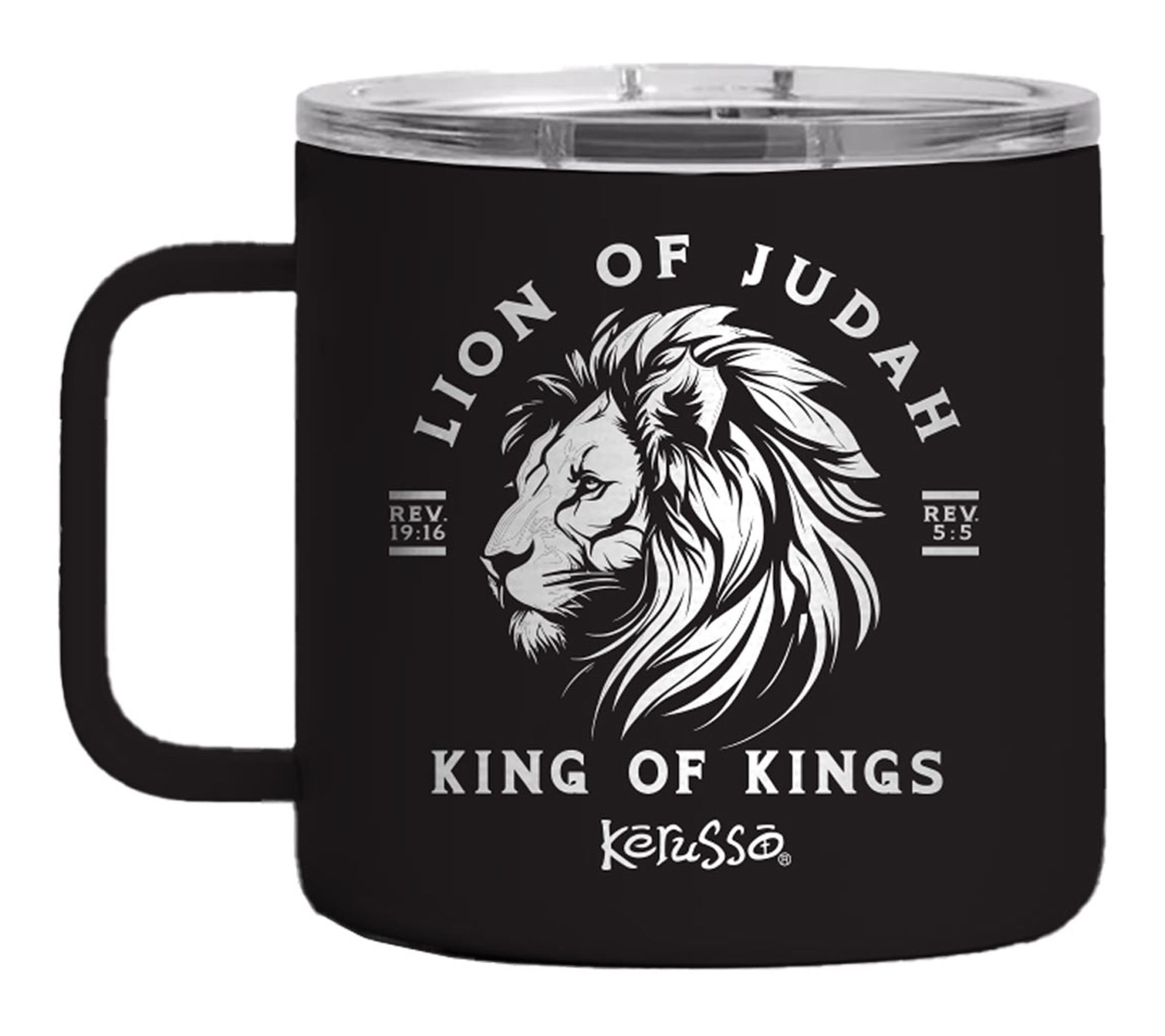 Kerusso 14 oz Stainless Steel Mug With Handle