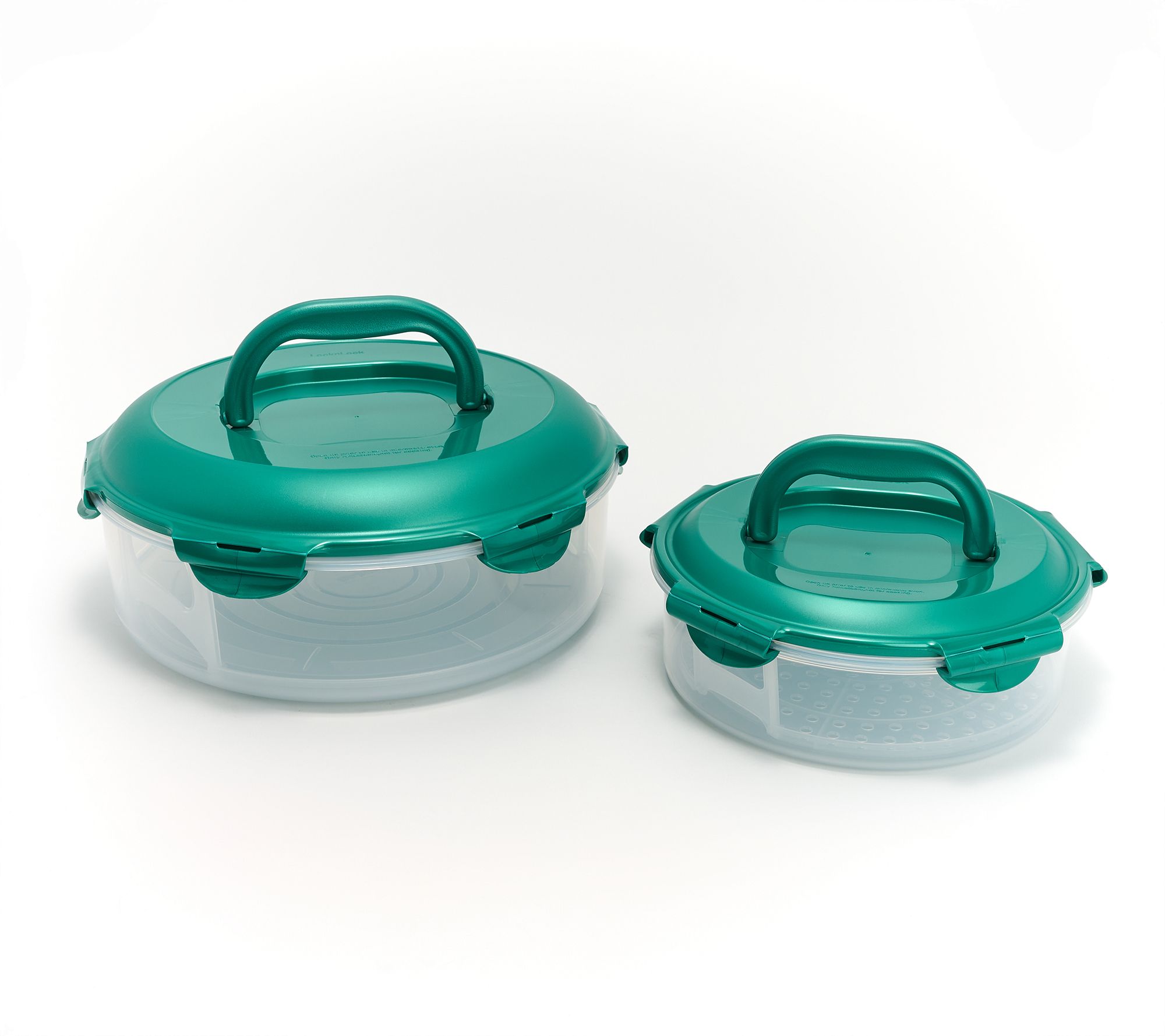 LocknLock 2-Pc Small & Large Nestable Pie Carriers