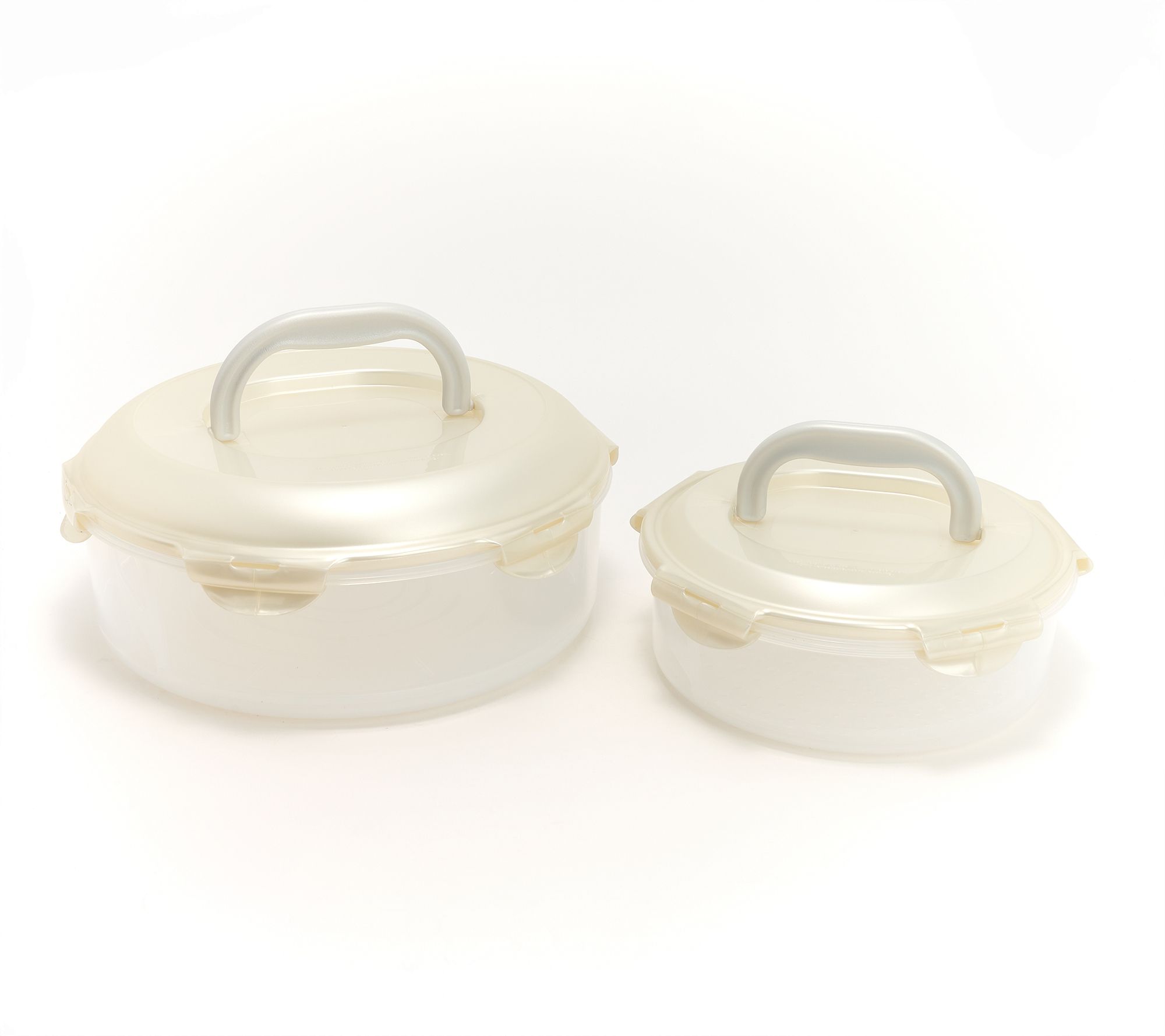 LocknLock 2-Pc Small & Large Nestable Pie Carriers