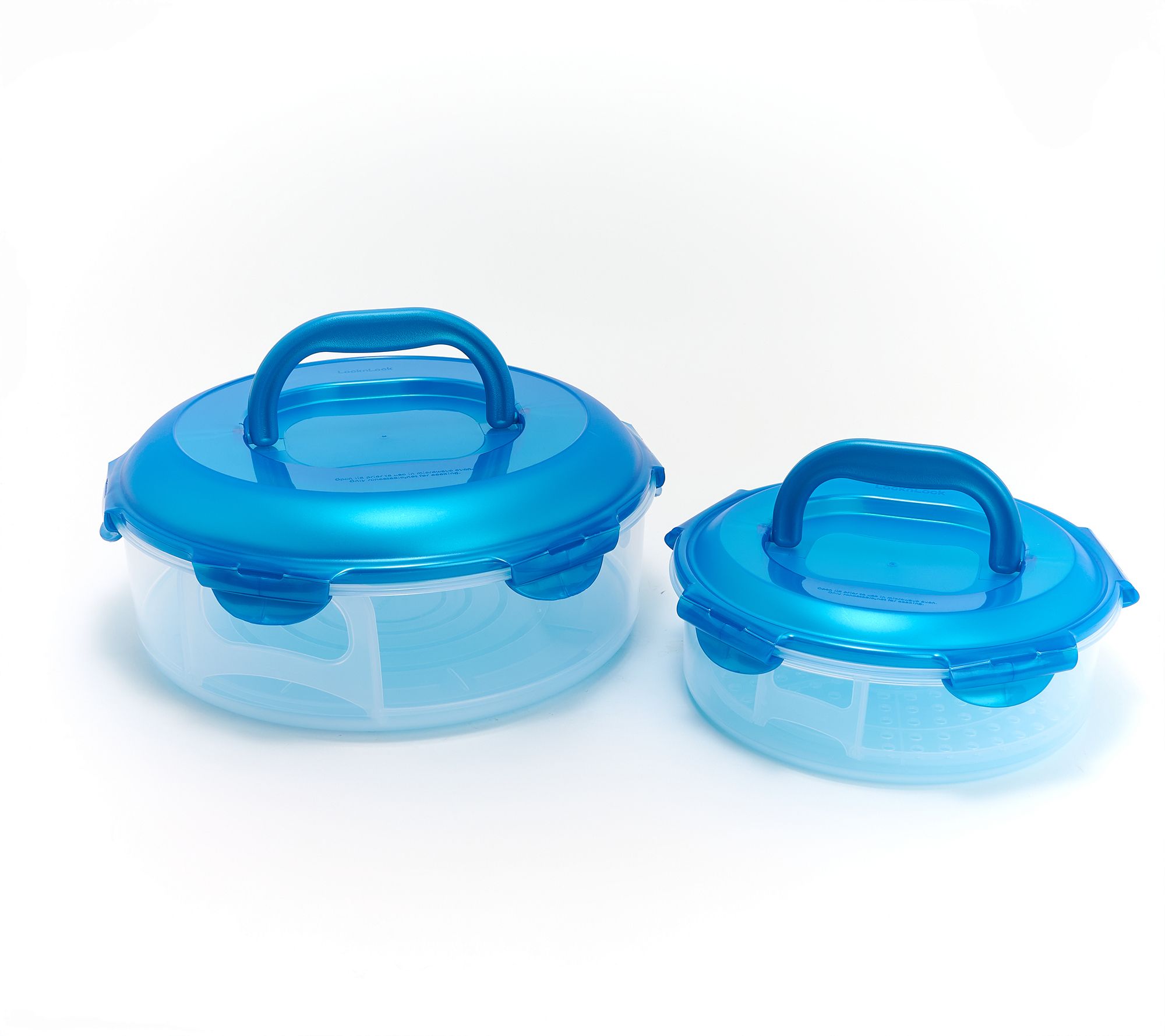 LocknLock 2-Pc Small & Large Nestable Pie Carriers