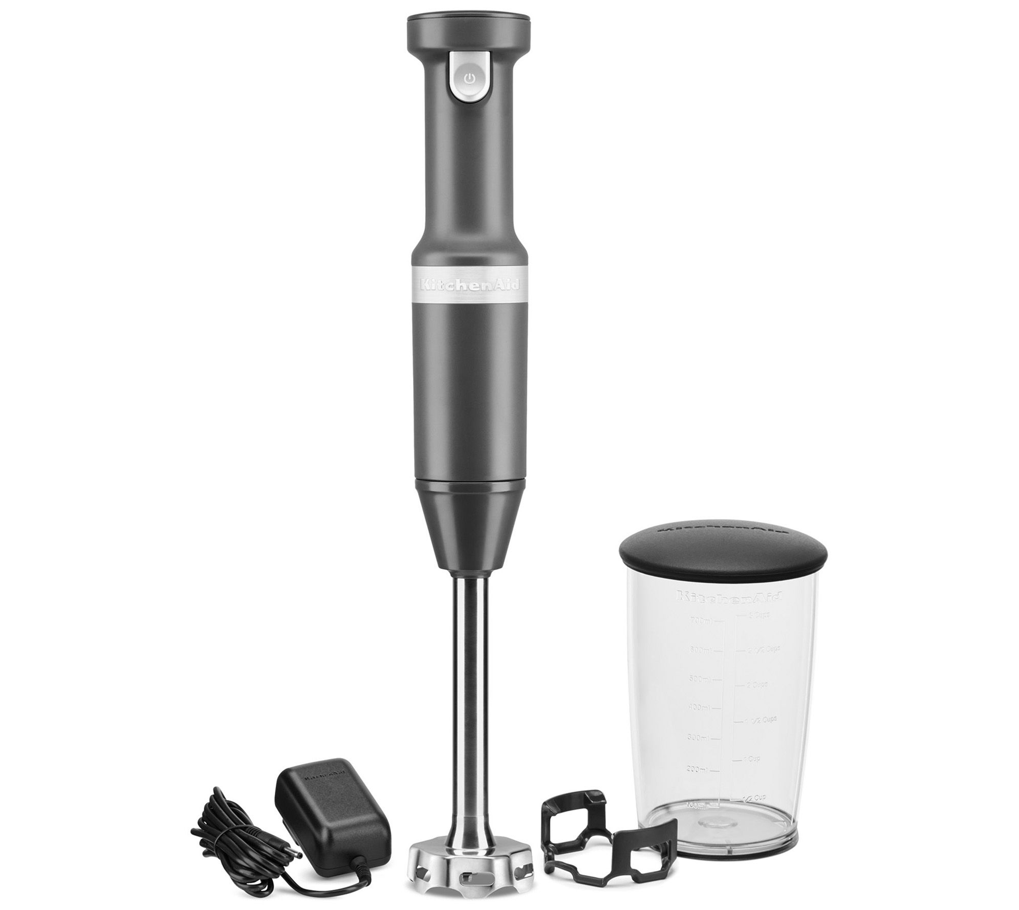 KitchenAid Pro Line 5 Speed Hand Blender, Candy Apple Red