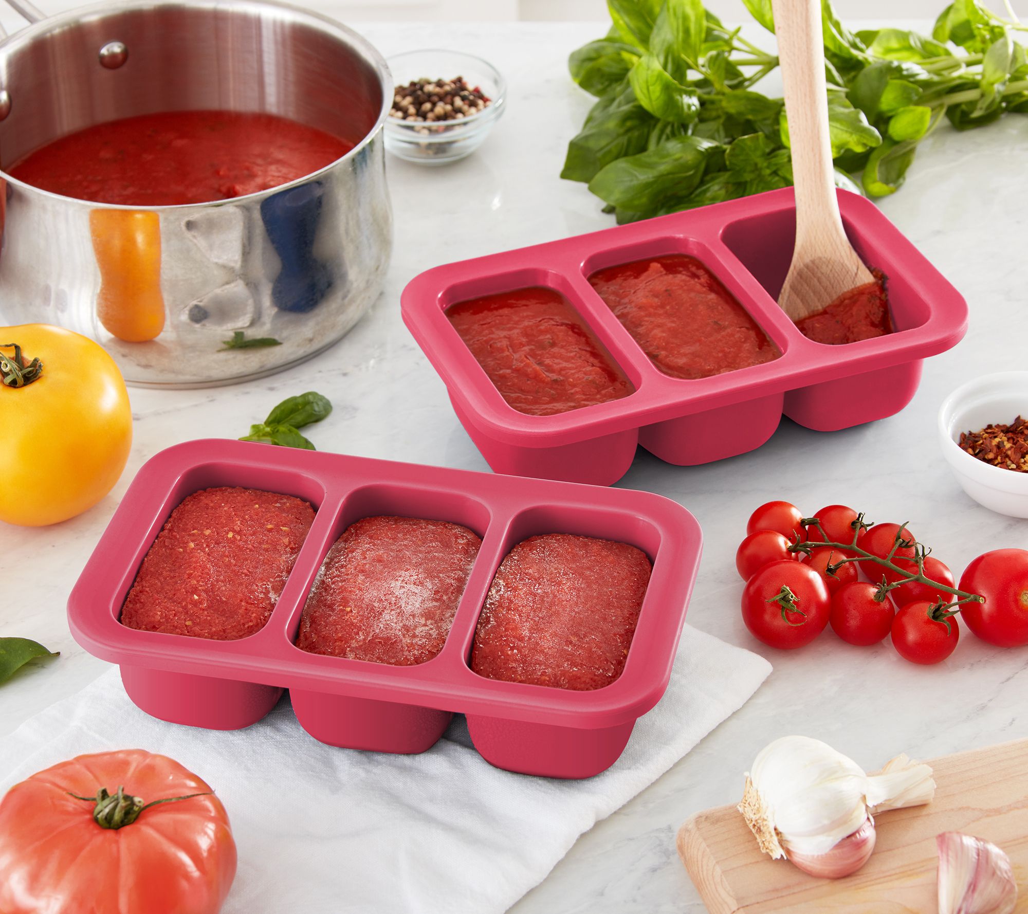 Geoffrey Zakarian S/2 1Cup Perfect Prep Freezer Trays