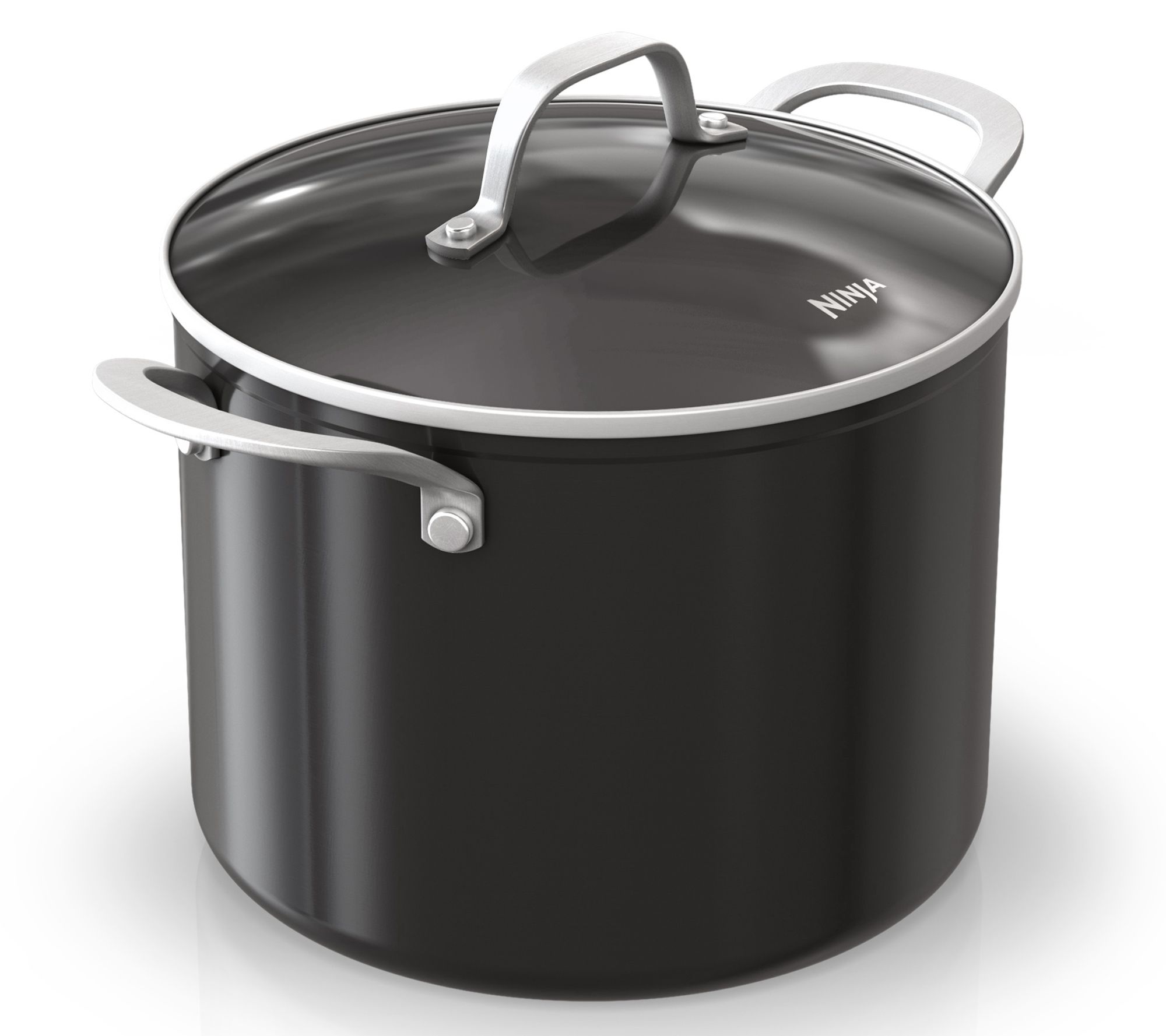 Goodful 4-Piece 3-qt and 5-qt Hammered Stock Pot Set on QVC 