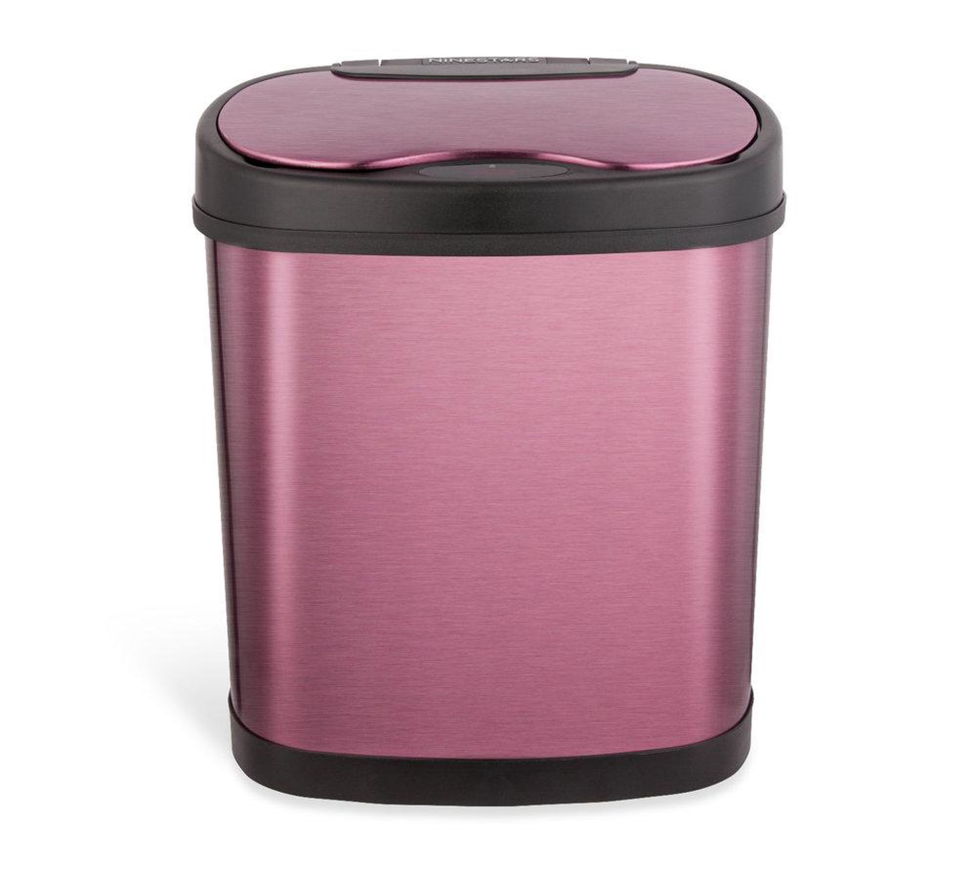 NINESTARS Motion Sensor 3.2 Gal Stainless Stee l Trash Can