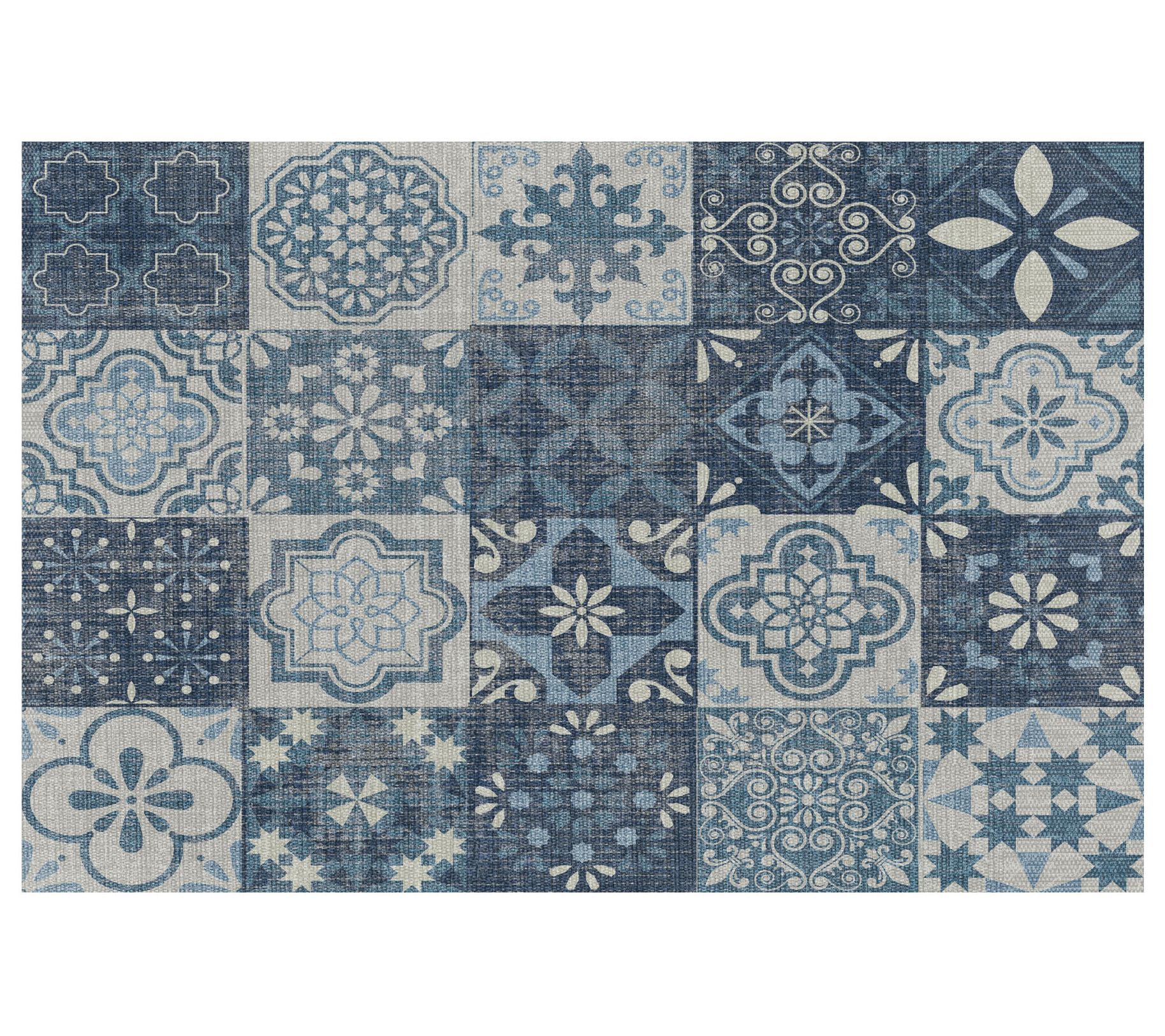 Carolina Creekhouse Vinyl Rug | Camden (043509UB) | Vinyl Floor Mat | Vinyl Floor Covering | Vinyl Carpet | Vintage | Decorative | Waterproof 