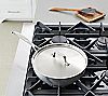 American Kitchen 3-Quart Covered Stainless-Steel Saucier, 3 of 4