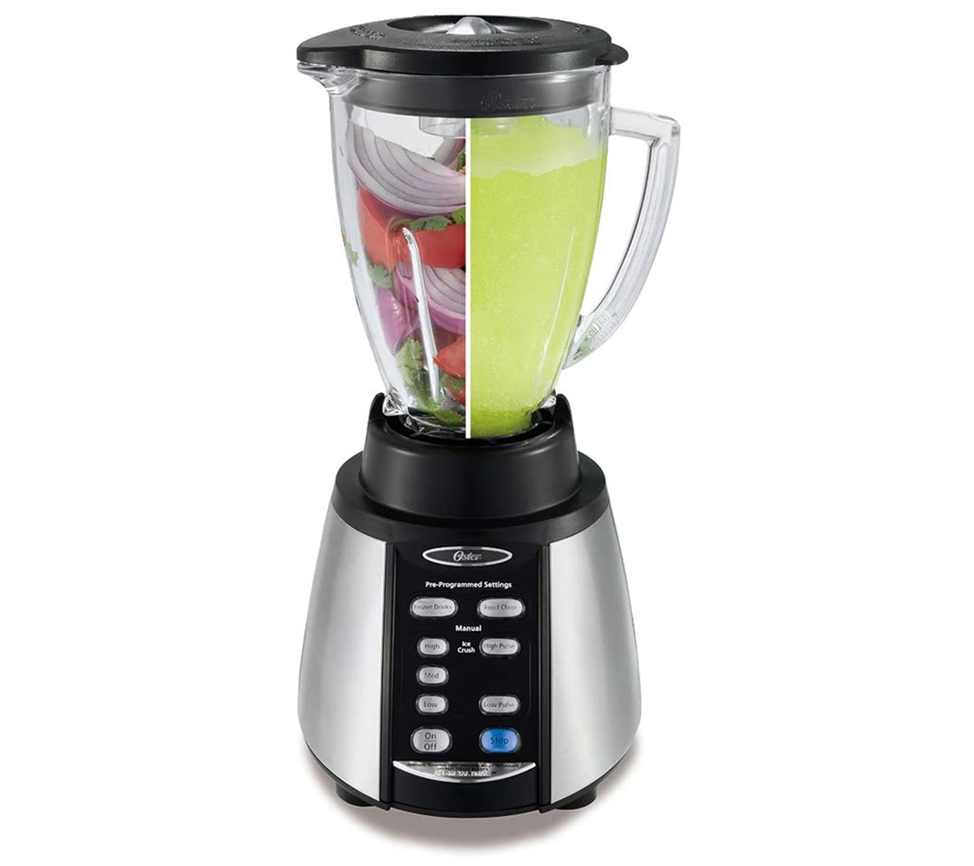 Masterchef Table Blender, 400W 1.1-qt Glass Jug Smoothie Maker, Black