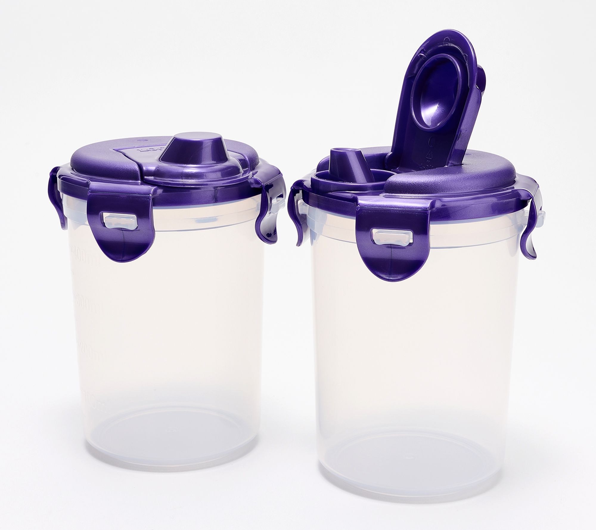 LocknLock Set of (2) 2-Cup Sauce Bottles w/ Locking Lids
