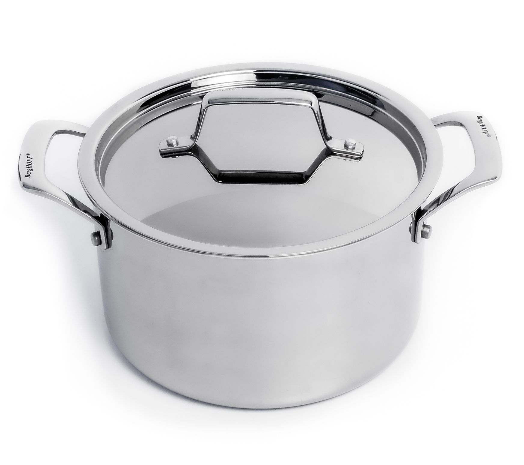 BergHOFF Professional Tri-Ply 18/10 SS 8" StockPot, 4qt.