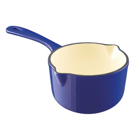 Rachael Ray 1-qt Open Saucepan with Pouring Spout - Blue - QVC.com