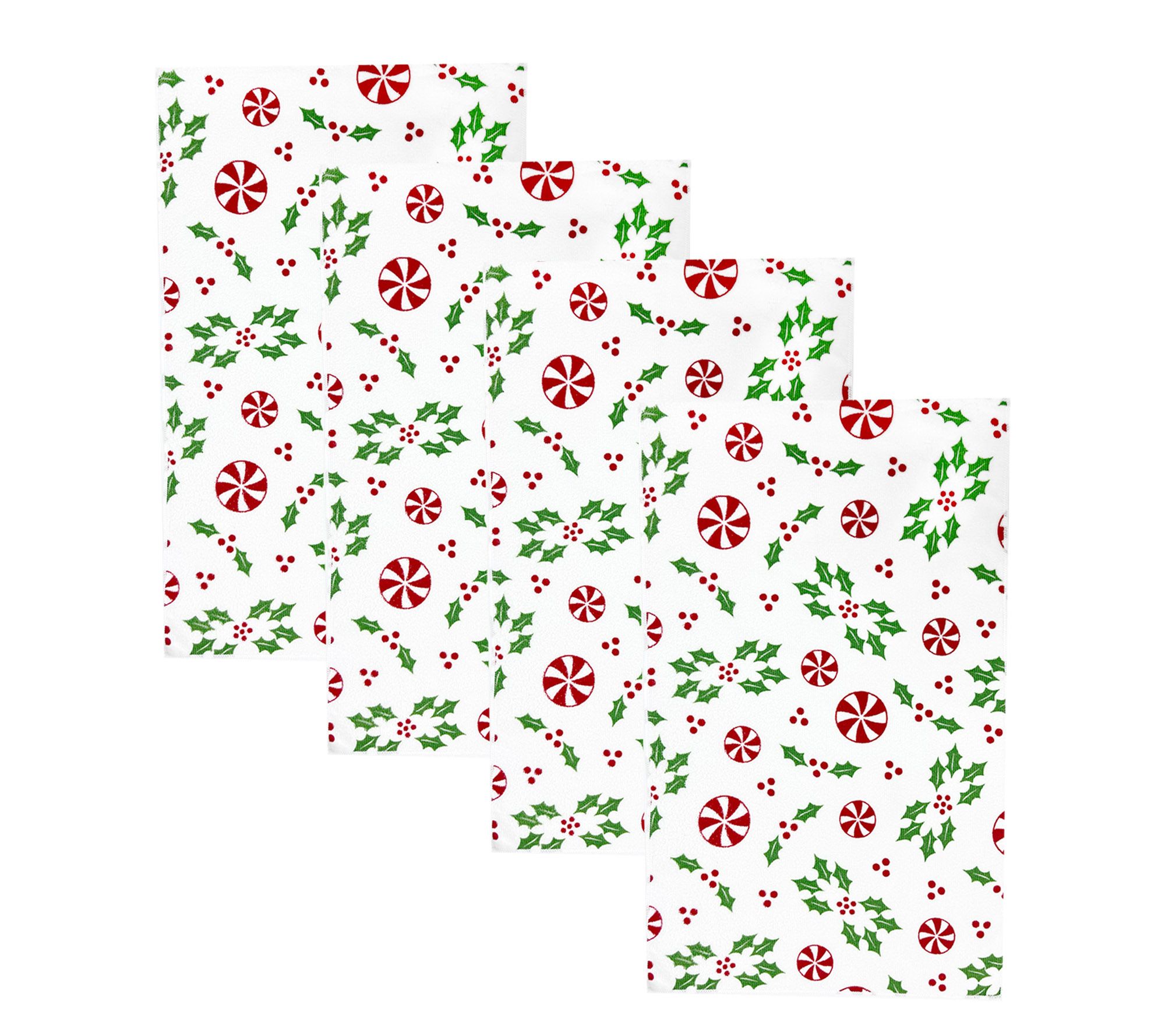 "As Is" Temp-tations Seasonal Set/4 Microfiber Towels