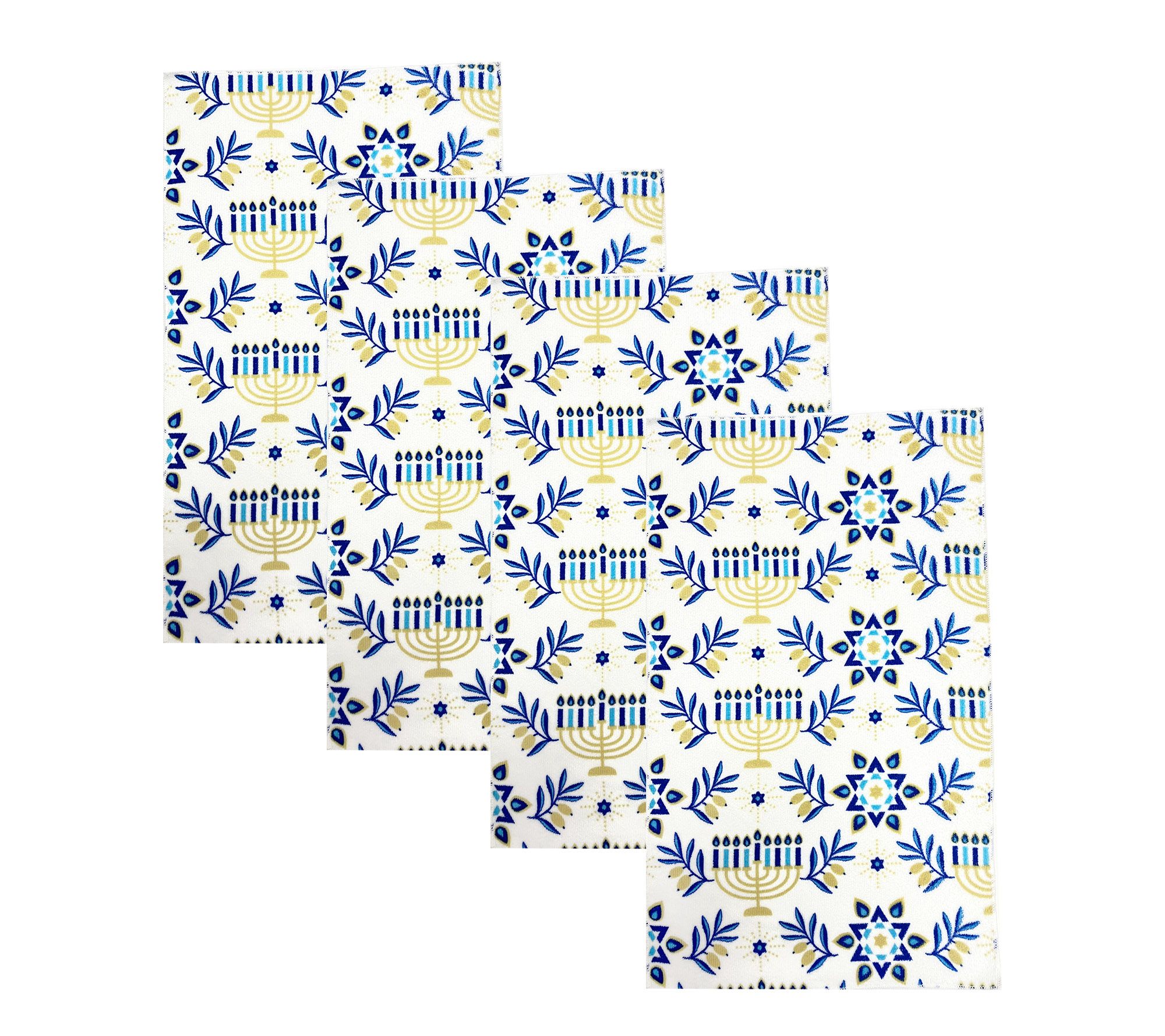 "As Is" Temp-tations Seasonal Set/4 Microfiber Towels