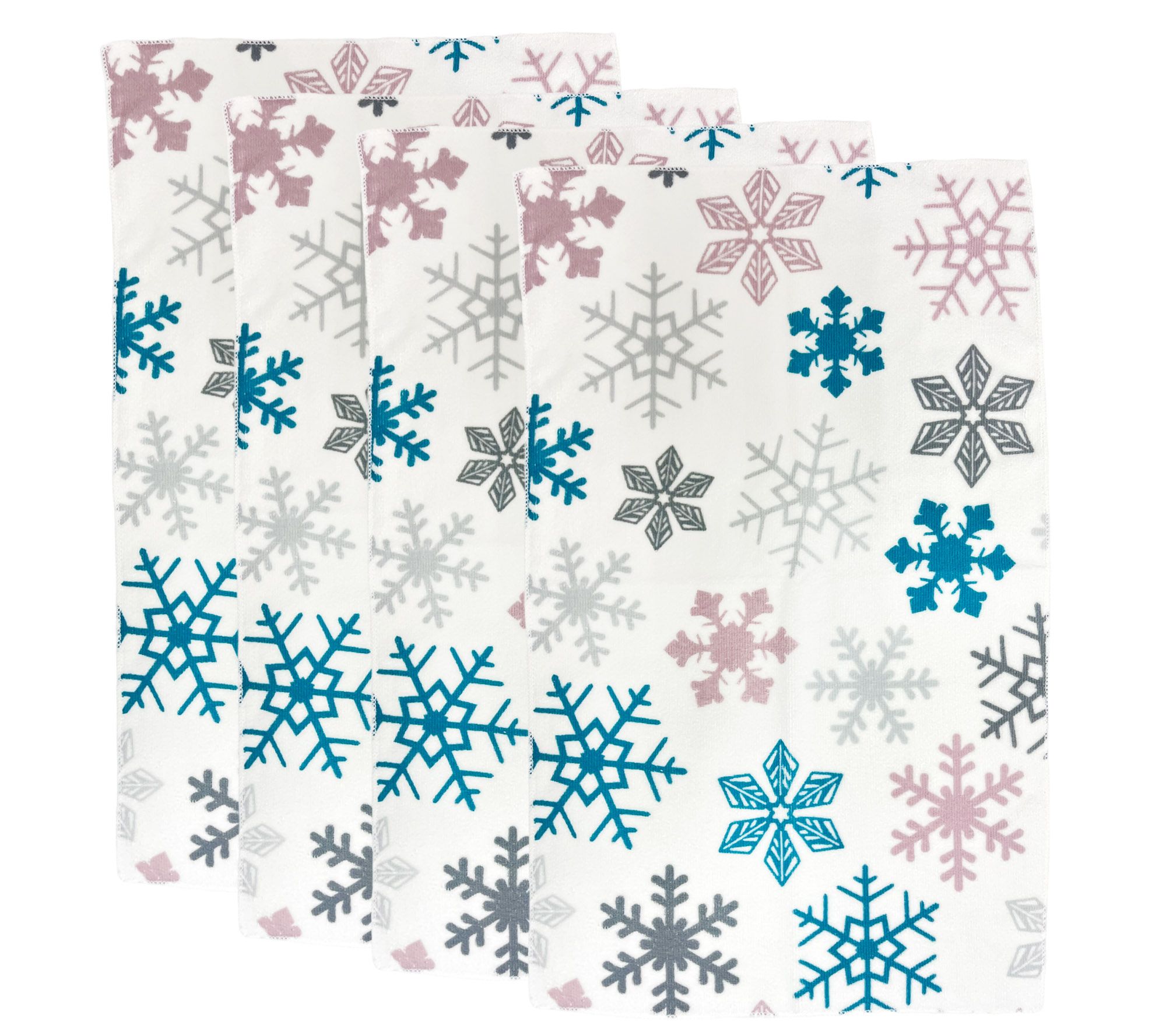 "As Is" Temp-tations Seasonal Set/4 Microfiber Towels