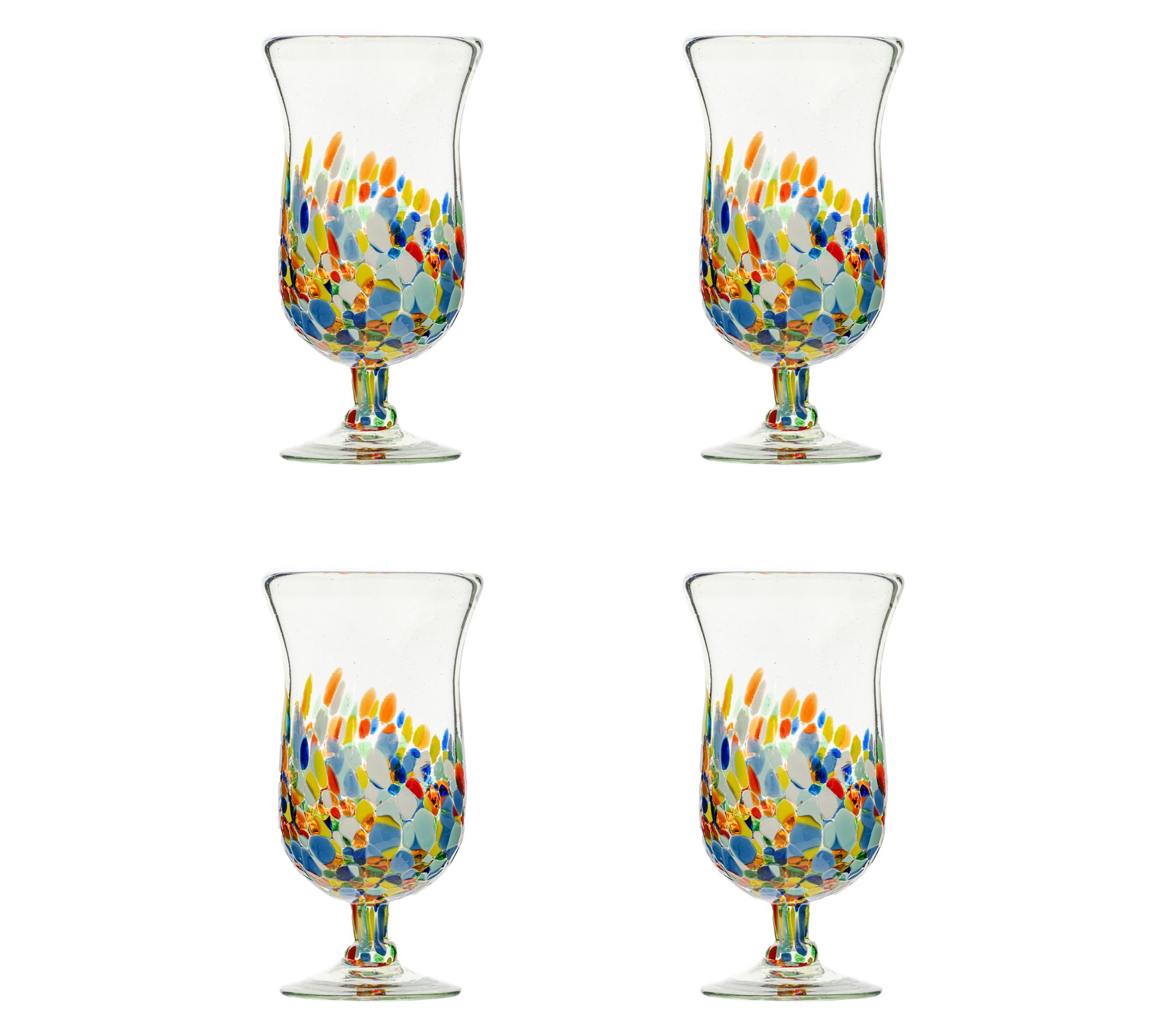 10 Strawberry Street Pueblo Mexican Glassware,Hurricane