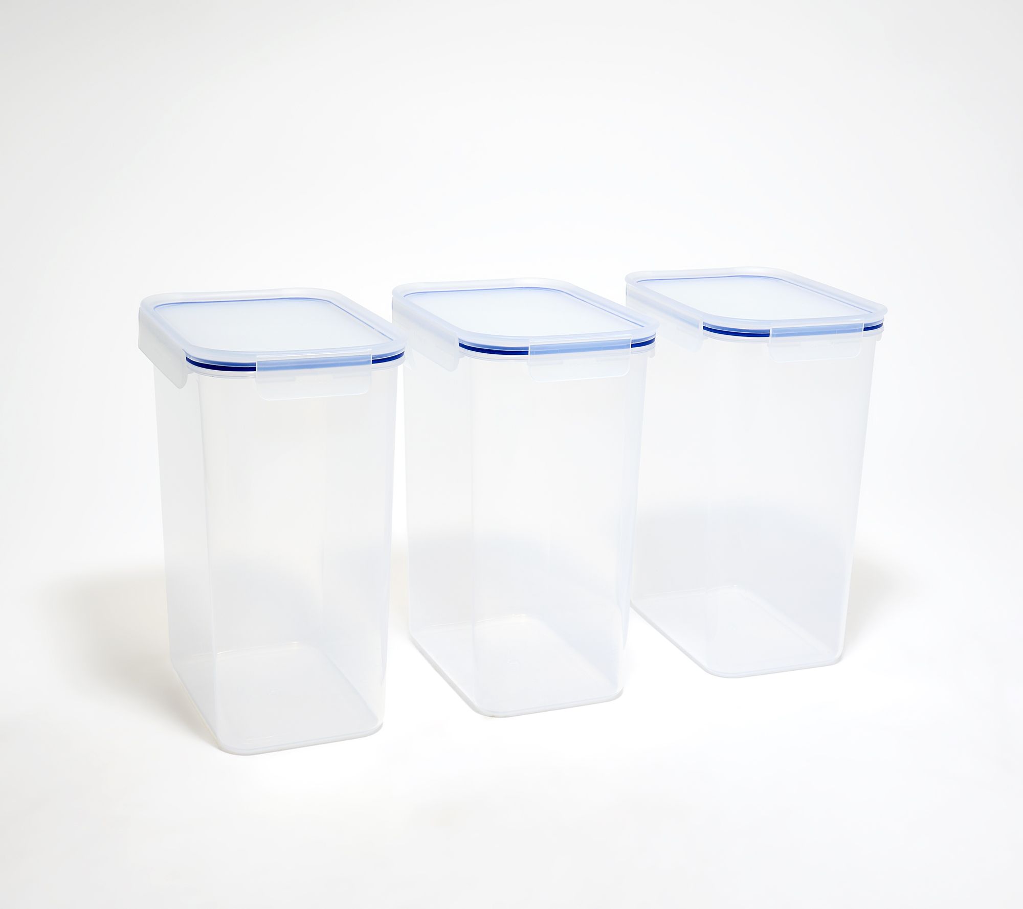 LocknLock Set of (3) 17-Cup Tall Pantry Containers
