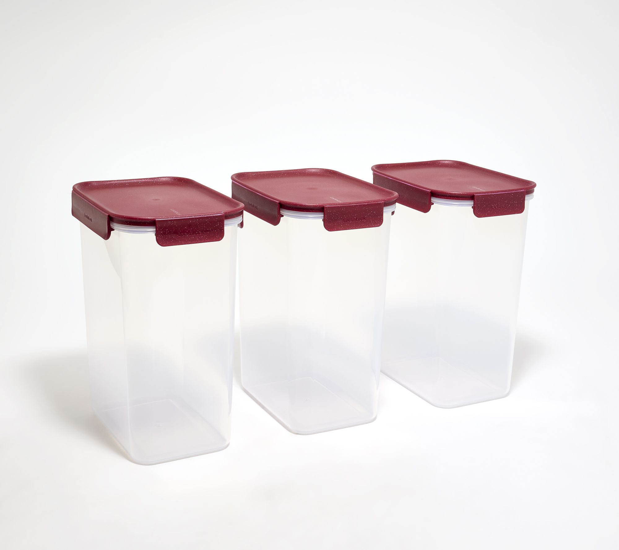 LocknLock Set of (3) 17-Cup Tall Pantry Containers