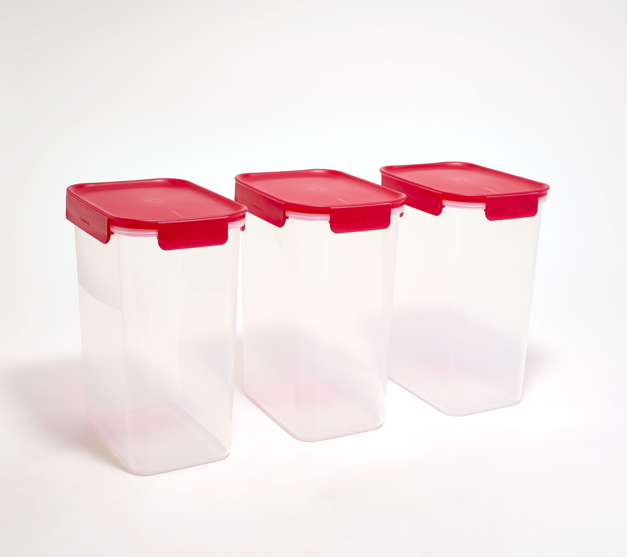 LocknLock Set of (3) 17-Cup Tall Pantry Containers