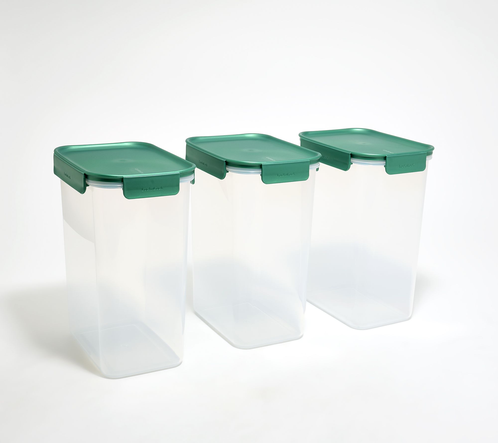 LocknLock Set of (3) 17-Cup Tall Pantry Containers