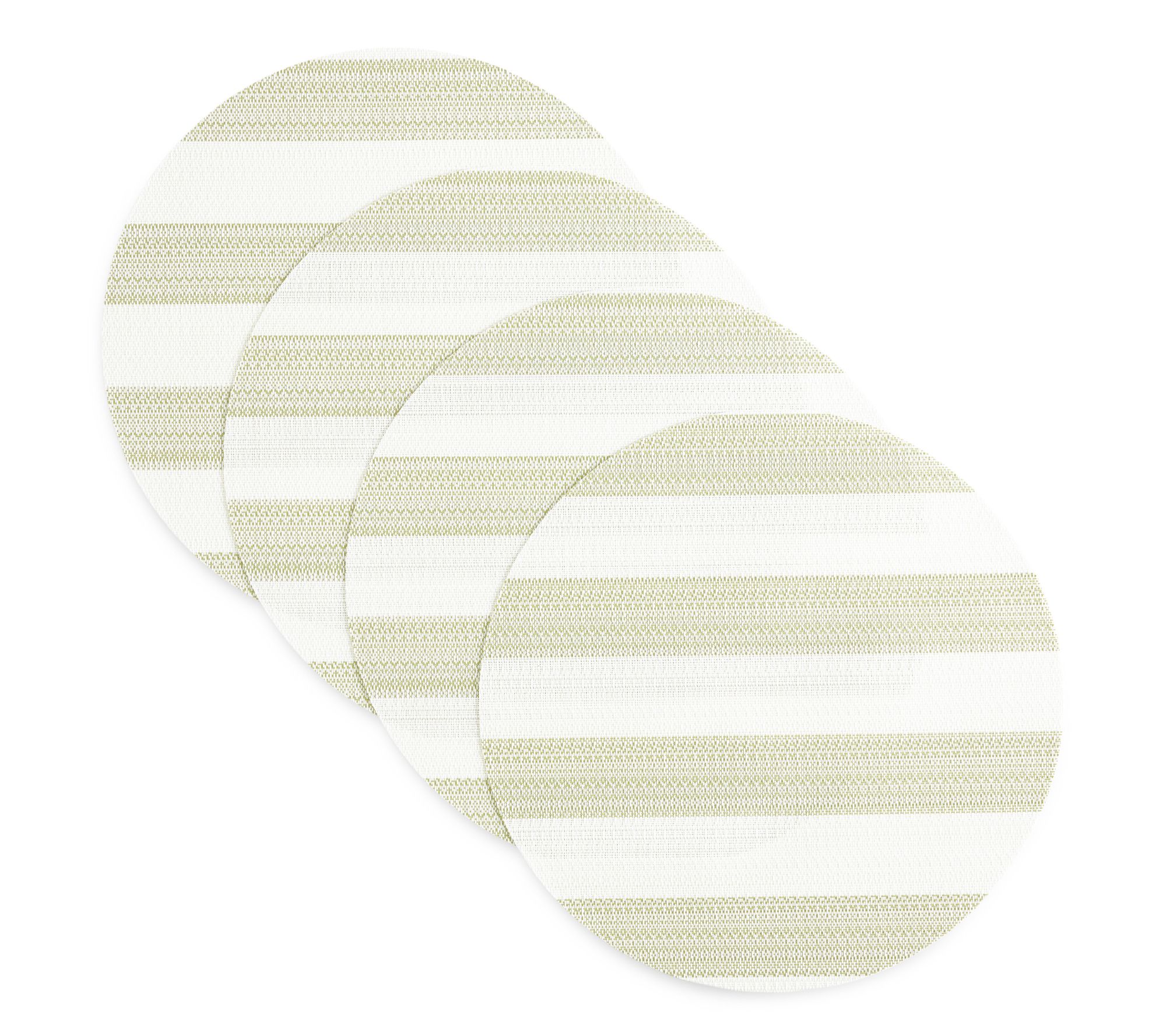 Town & Country 4-Pack Set of Basic Cabana Strip Placemats