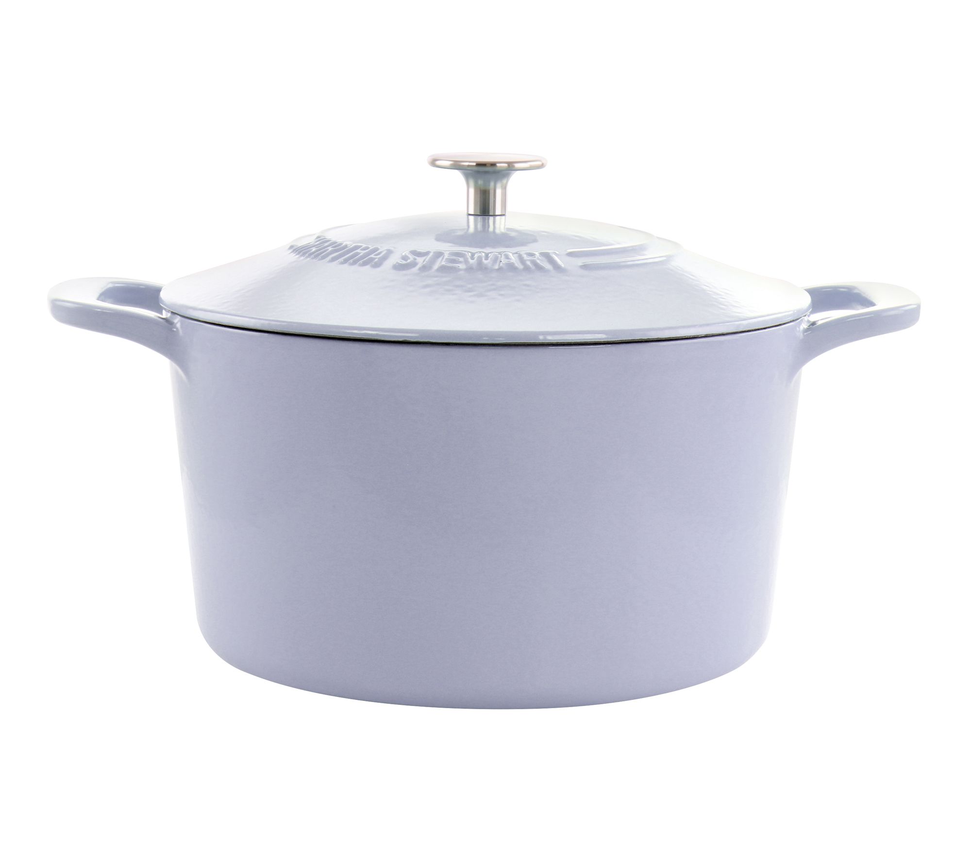 Martha Stewart 7qt Enameled Cast Iron Dutch Lavender