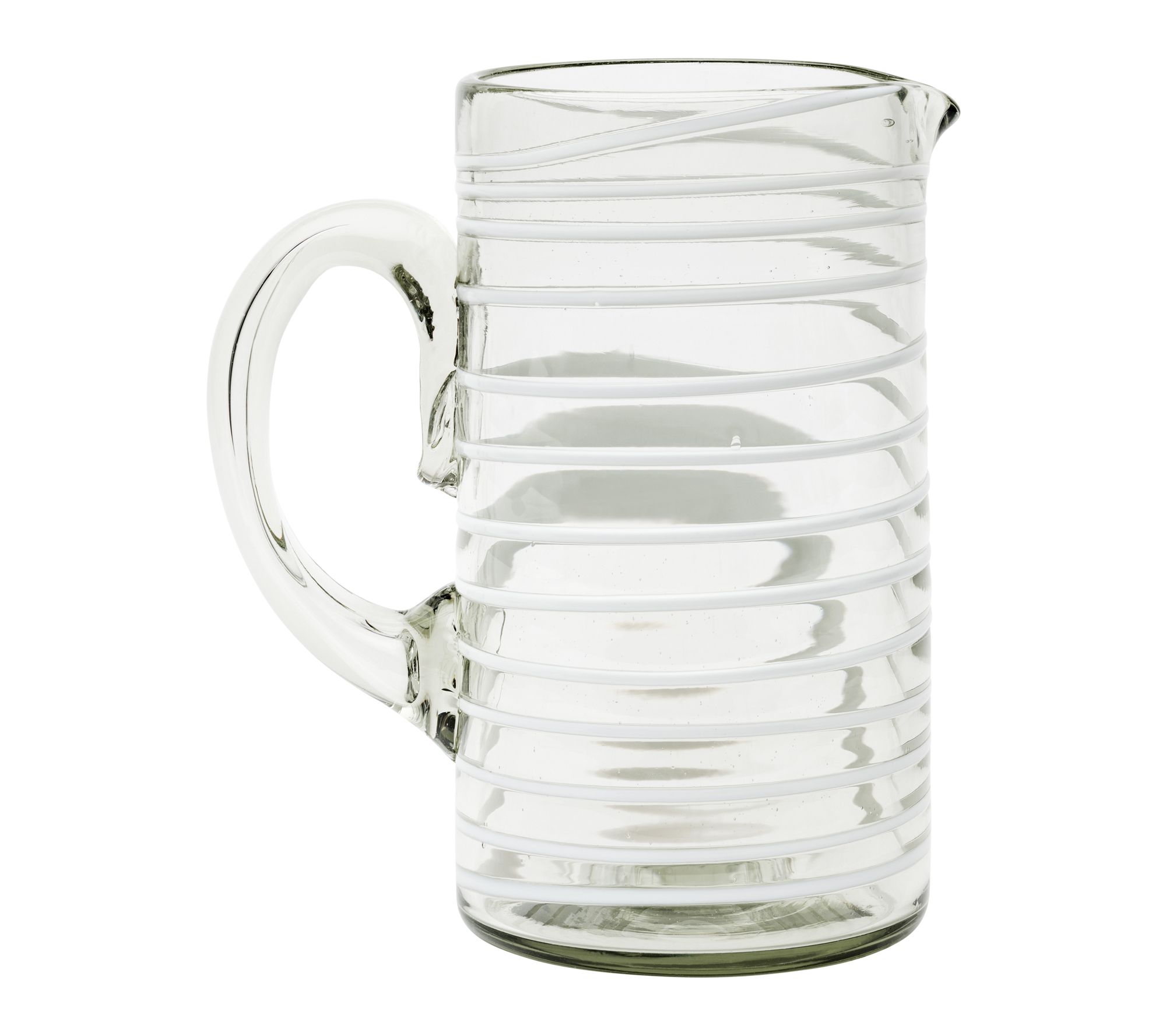 10 Strawberry Street Meridia Mexican GlasswarePitcher