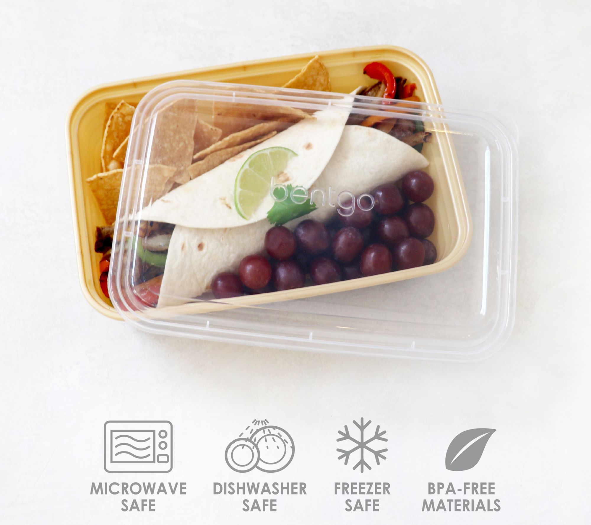 Bentgo Prep 10-Pack 1-Compartment Meal Prep Container 