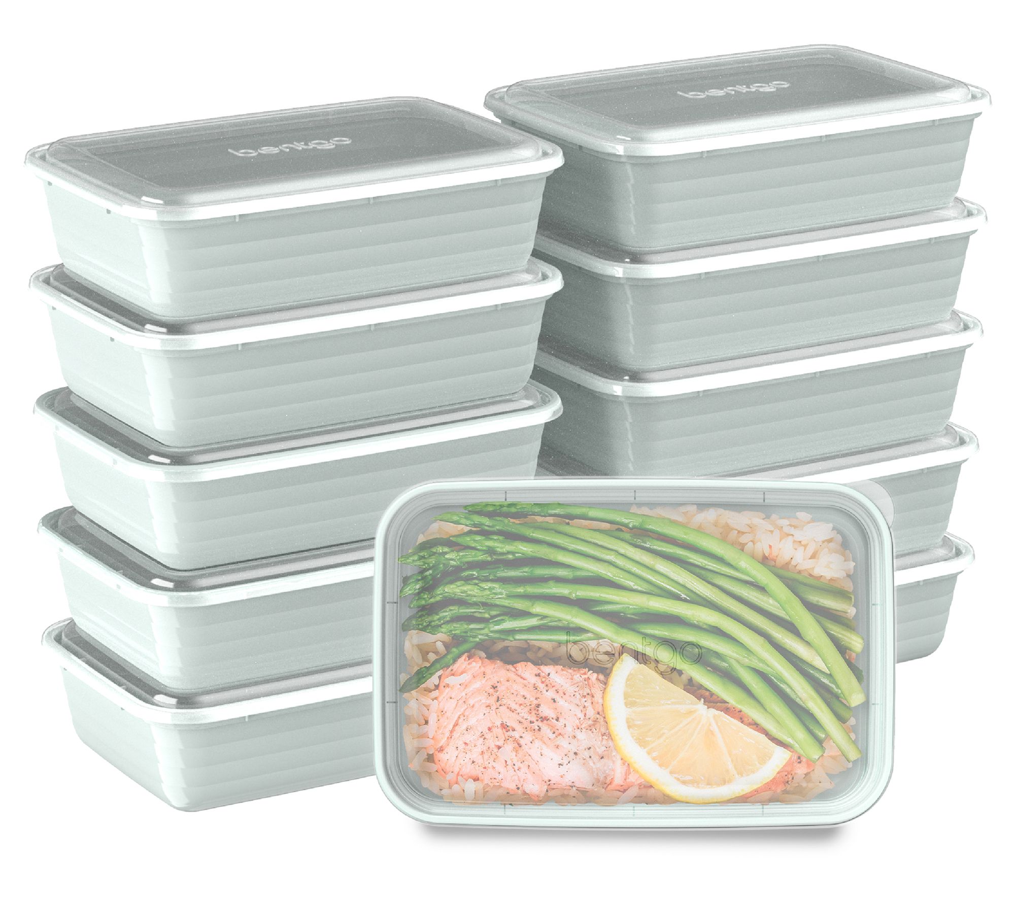 Bentgo Prep 10-Pack 1-Compartment Meal Prep Container