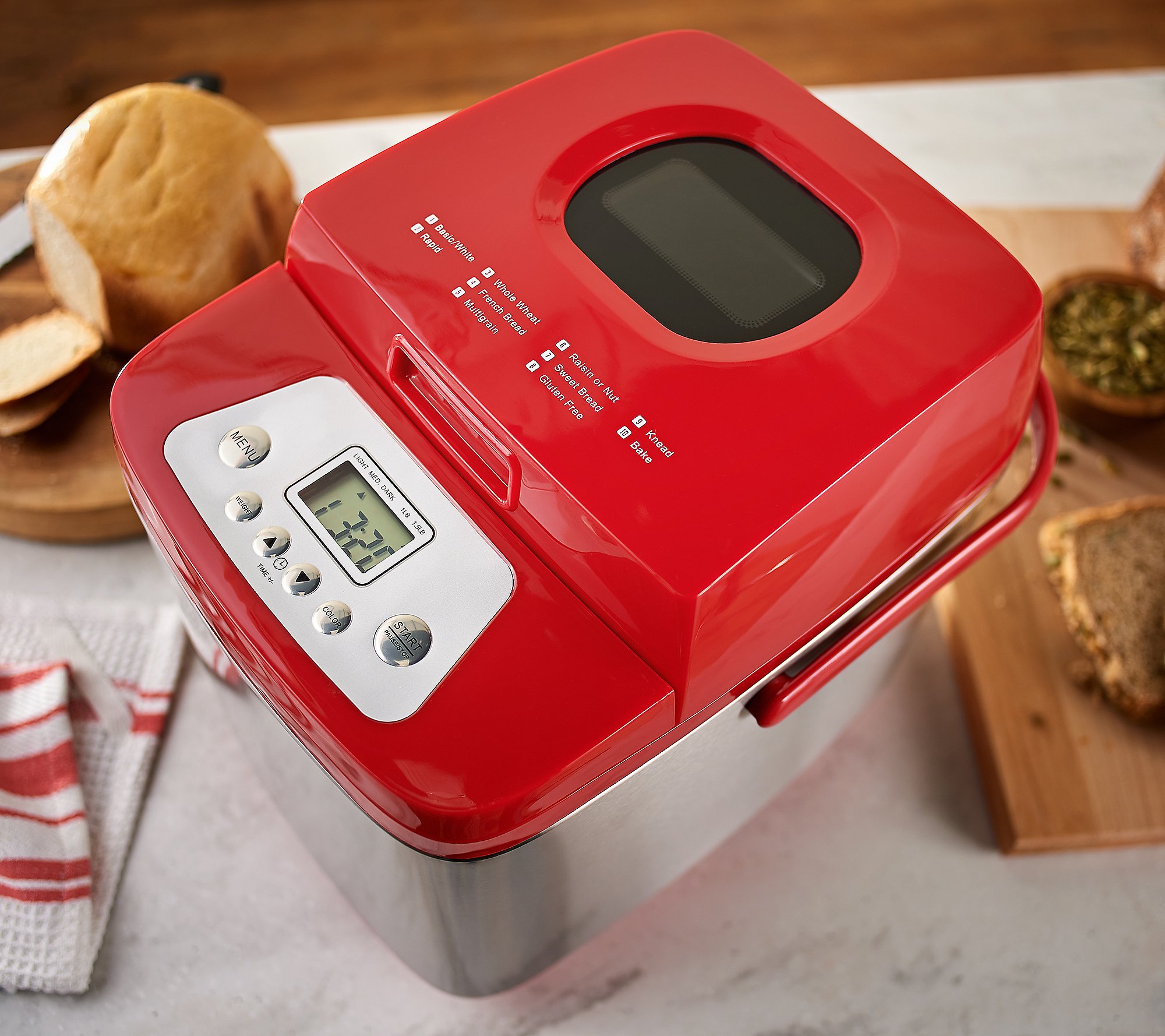 Cook’s Essentials 1.5-lb Stainless Steel Breadmaker for $19.93