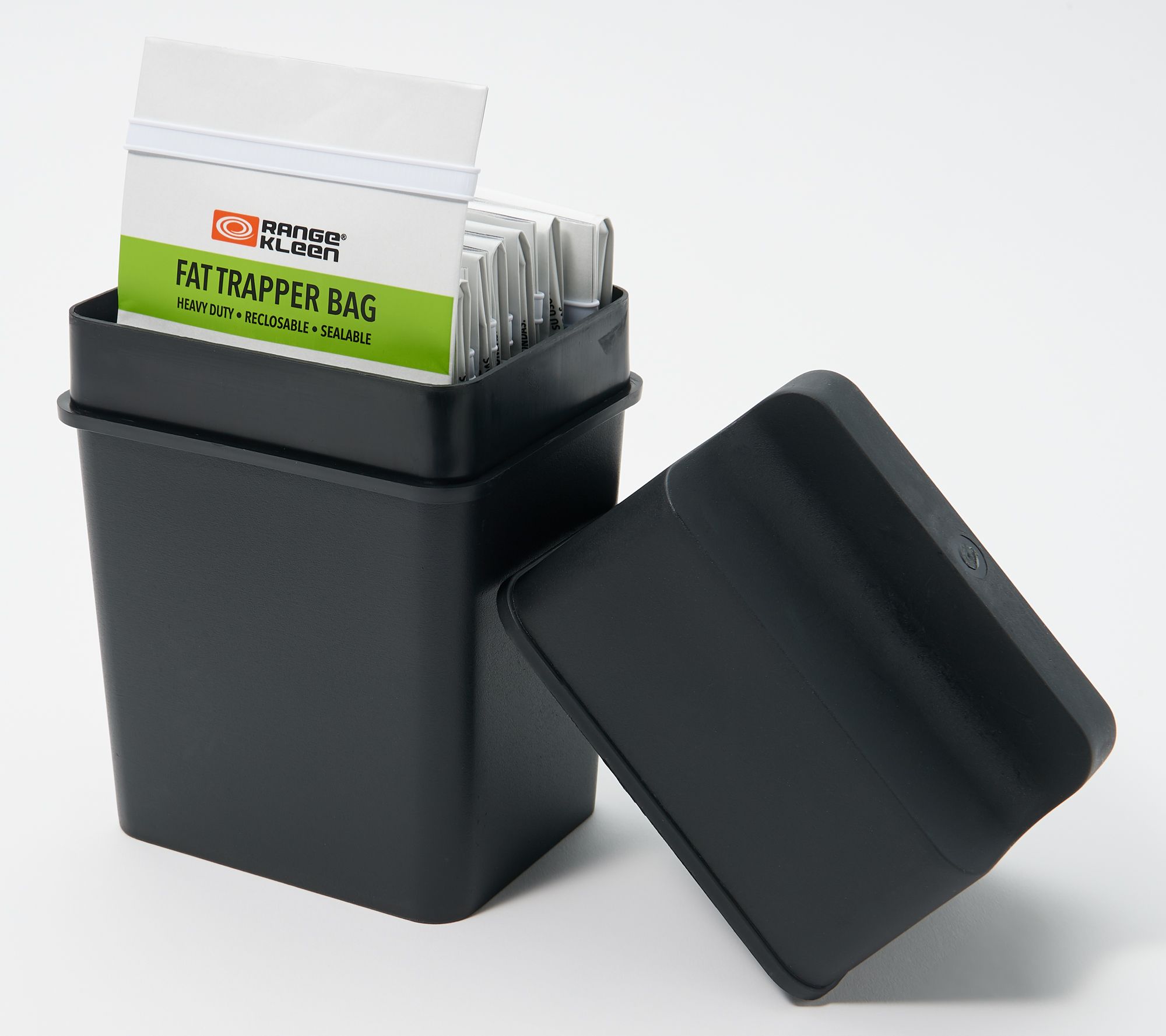 Range Kleen Fat Trapper Grease Container with 12 Trapper Bags