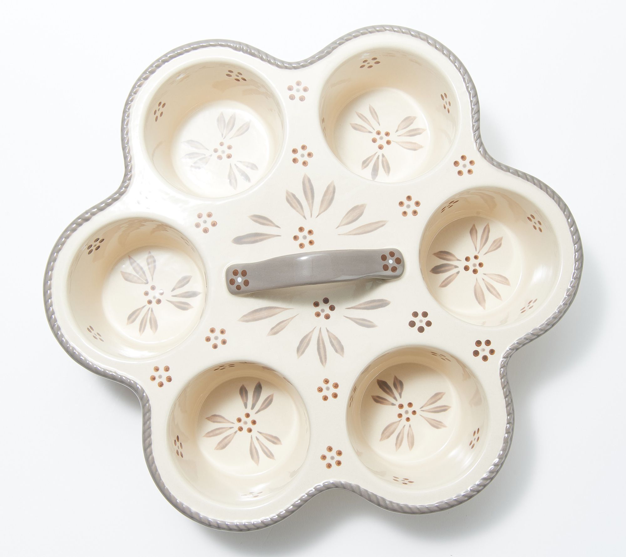 Temp-tations 6-Cup Texas Muffin Pan with Handle on QVC 