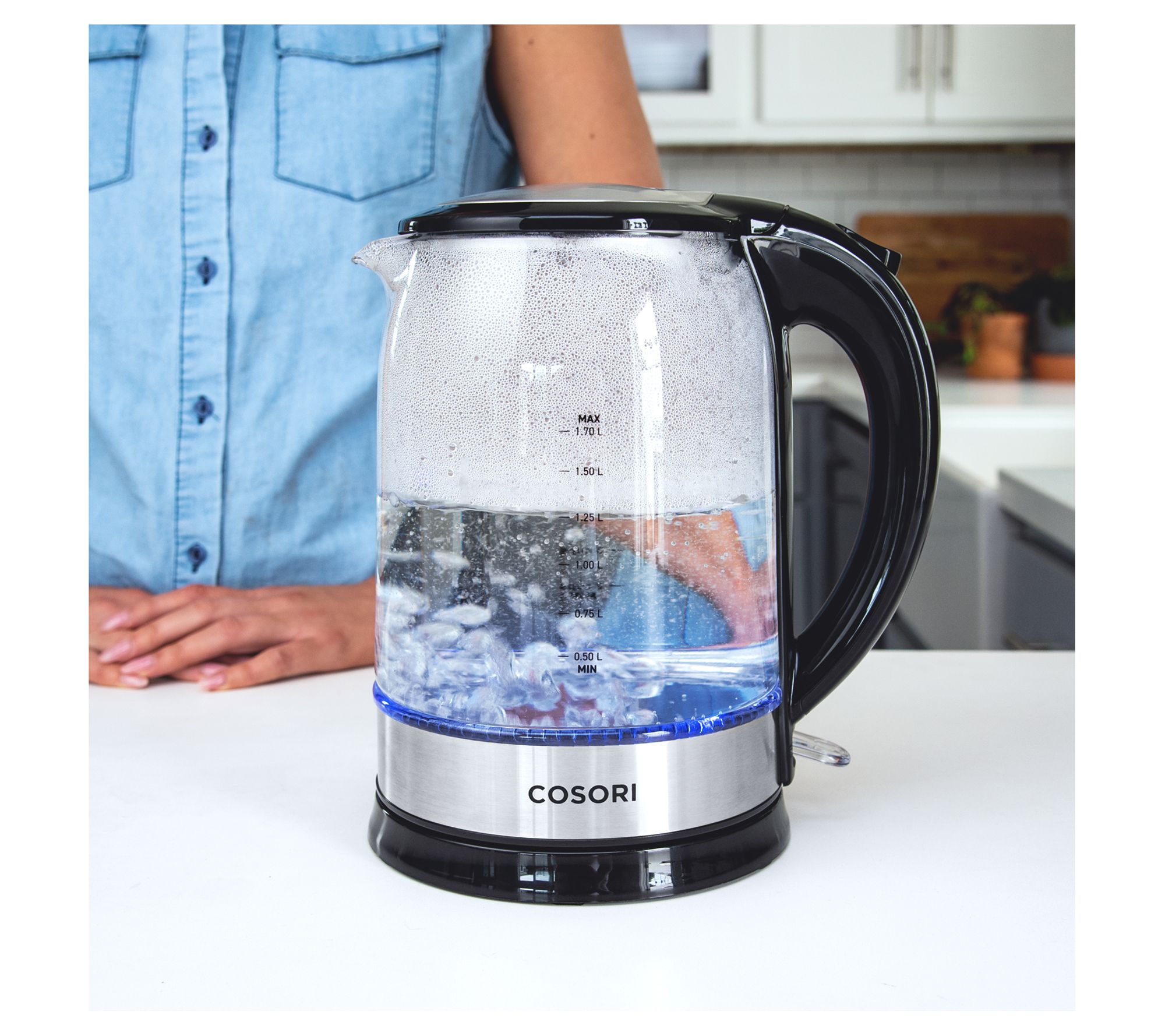 Cosori Original 1.7-Liter Electric Glass Kettle 