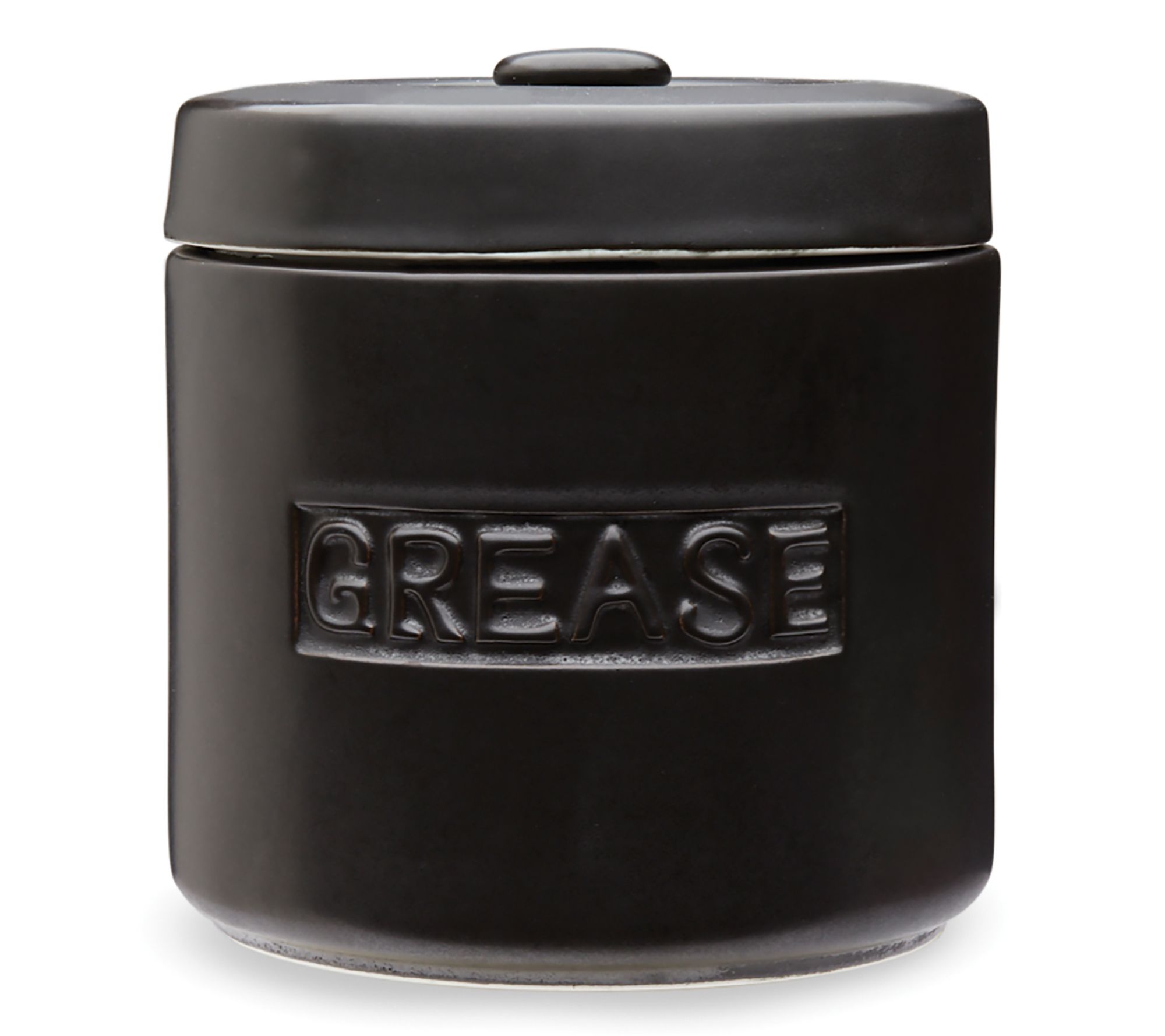 Fox Run Black Grease Container