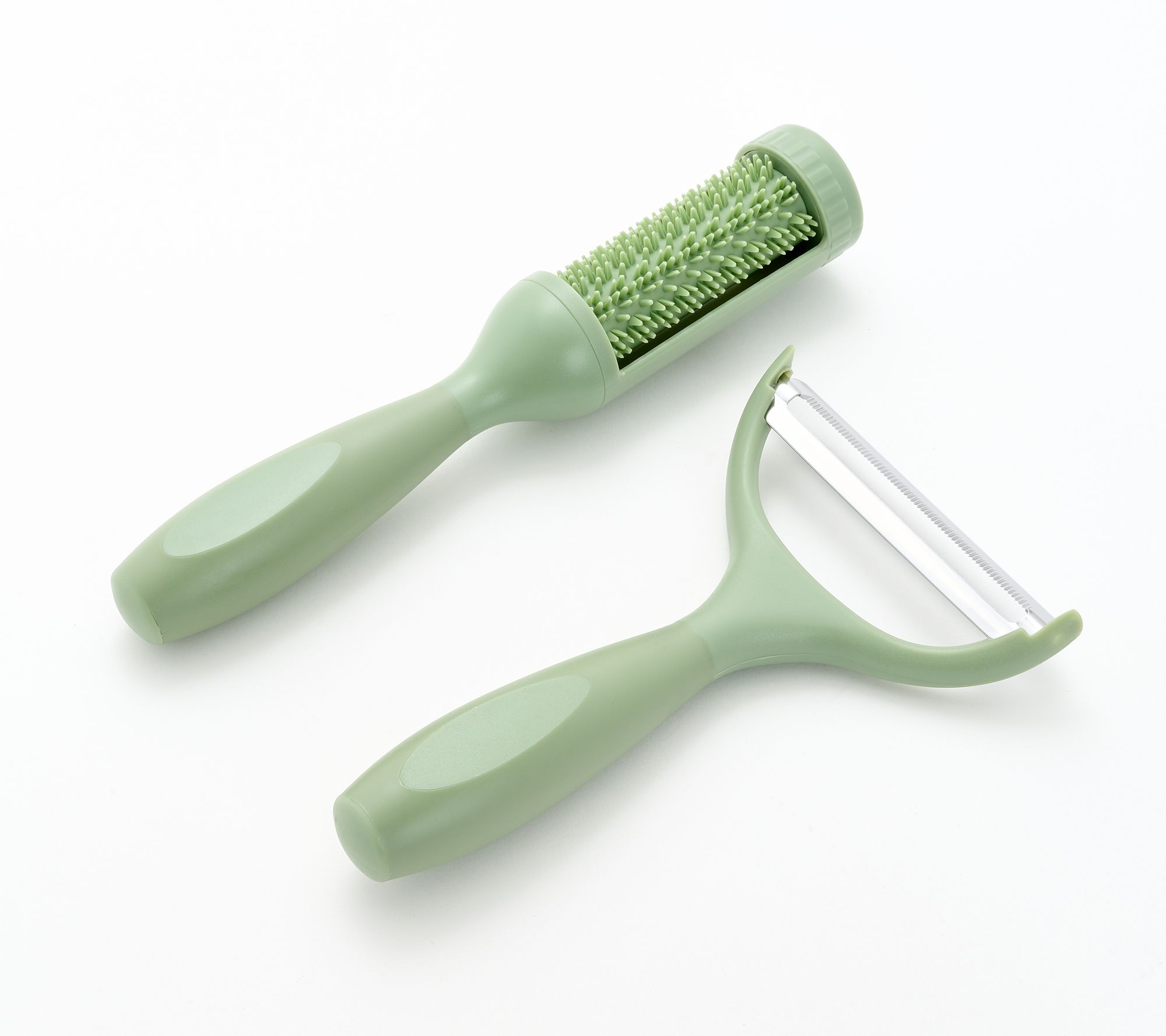 Henning Lee 2-Piece Multi-Use Peelers w/ Produce Brush