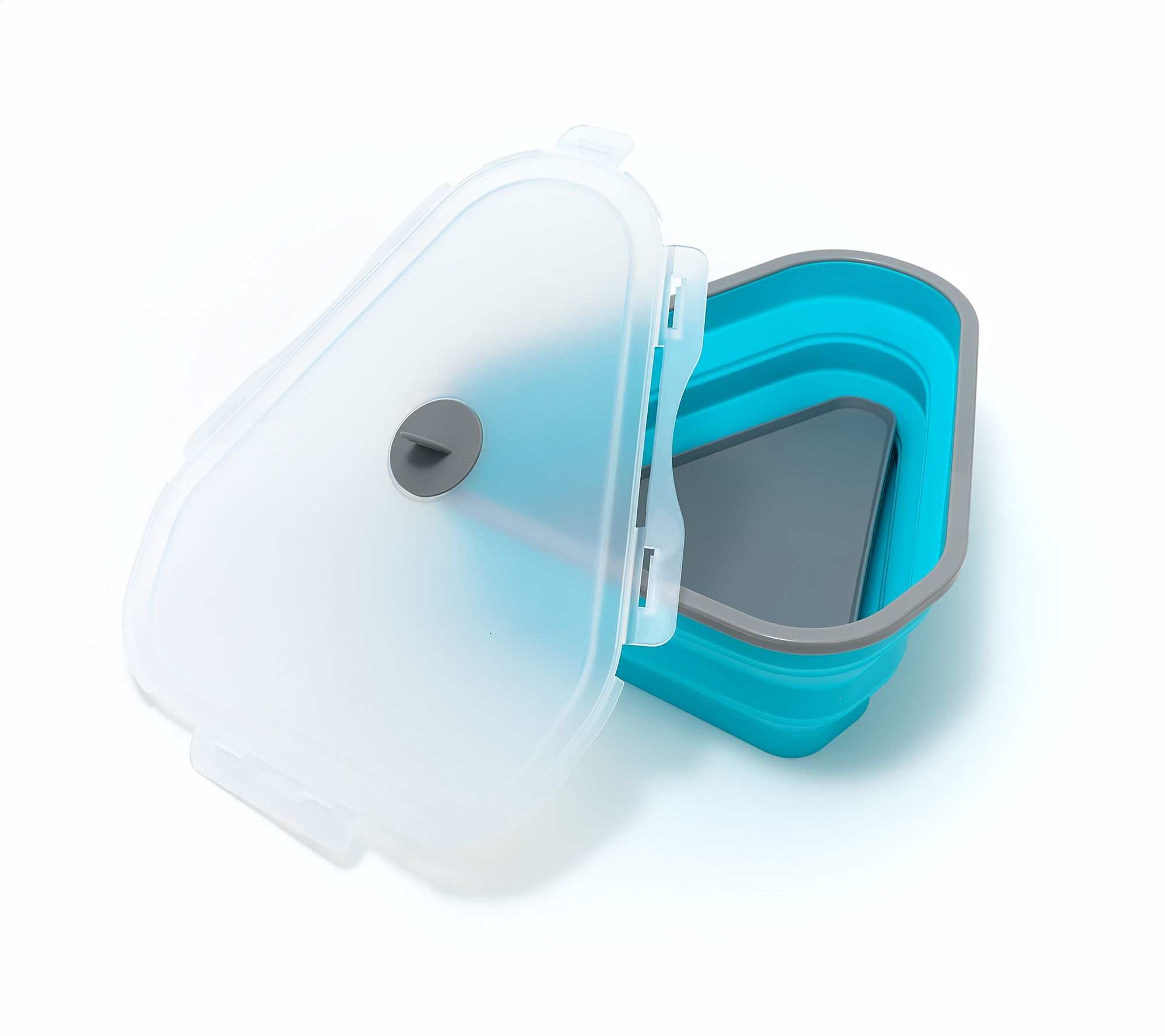 Chefologist Collapsible Pizza Storage Microwave Unit w/ Dividers