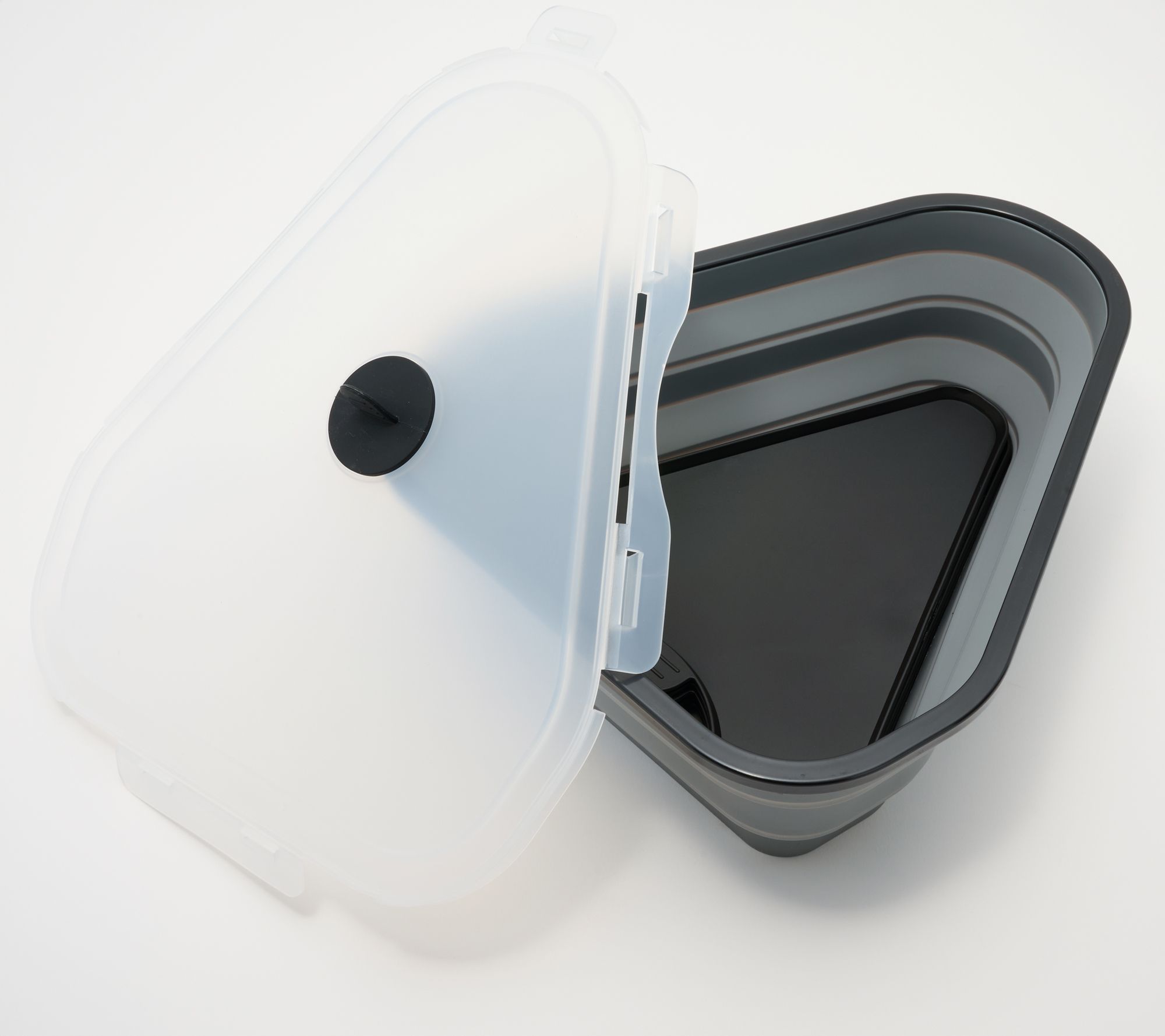 Chefologist Collapsible Pizza Storage Microwave Unit w/ Dividers