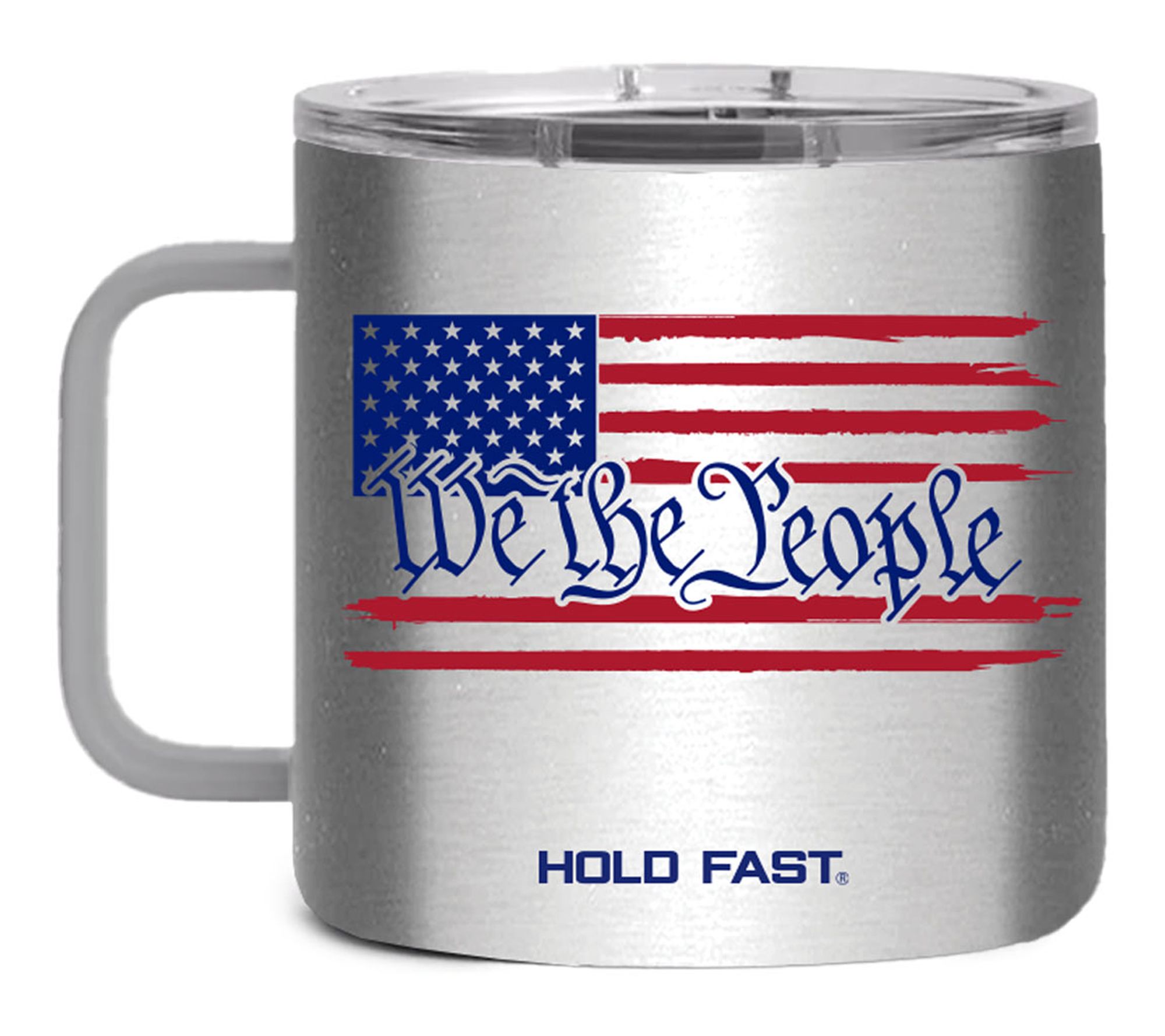 HOLD FAST 14 oz Stainless Steel Mug With Handle