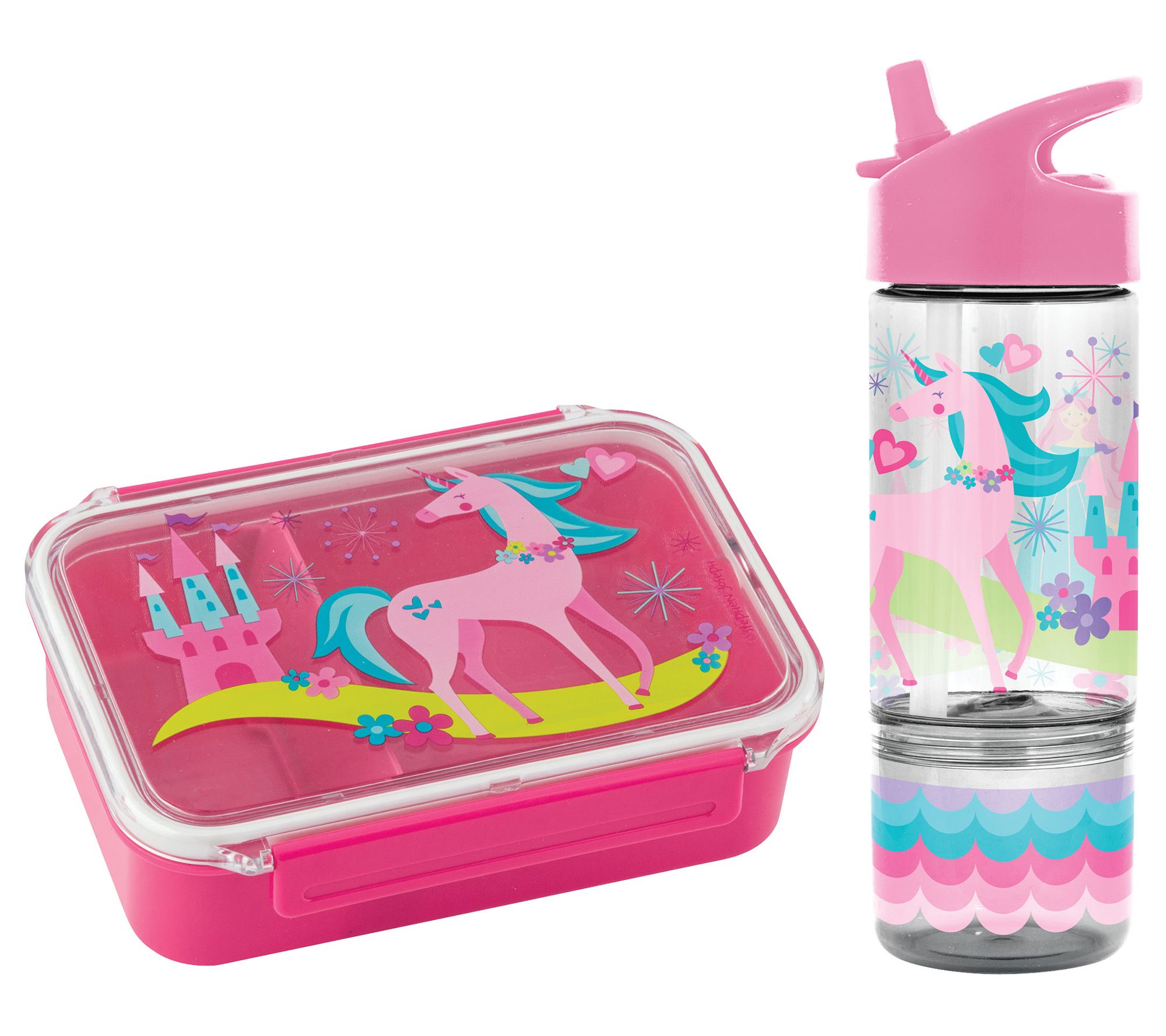 Unicorn Bento Lunch Box Water Bottle for Kids Girls Boys Children