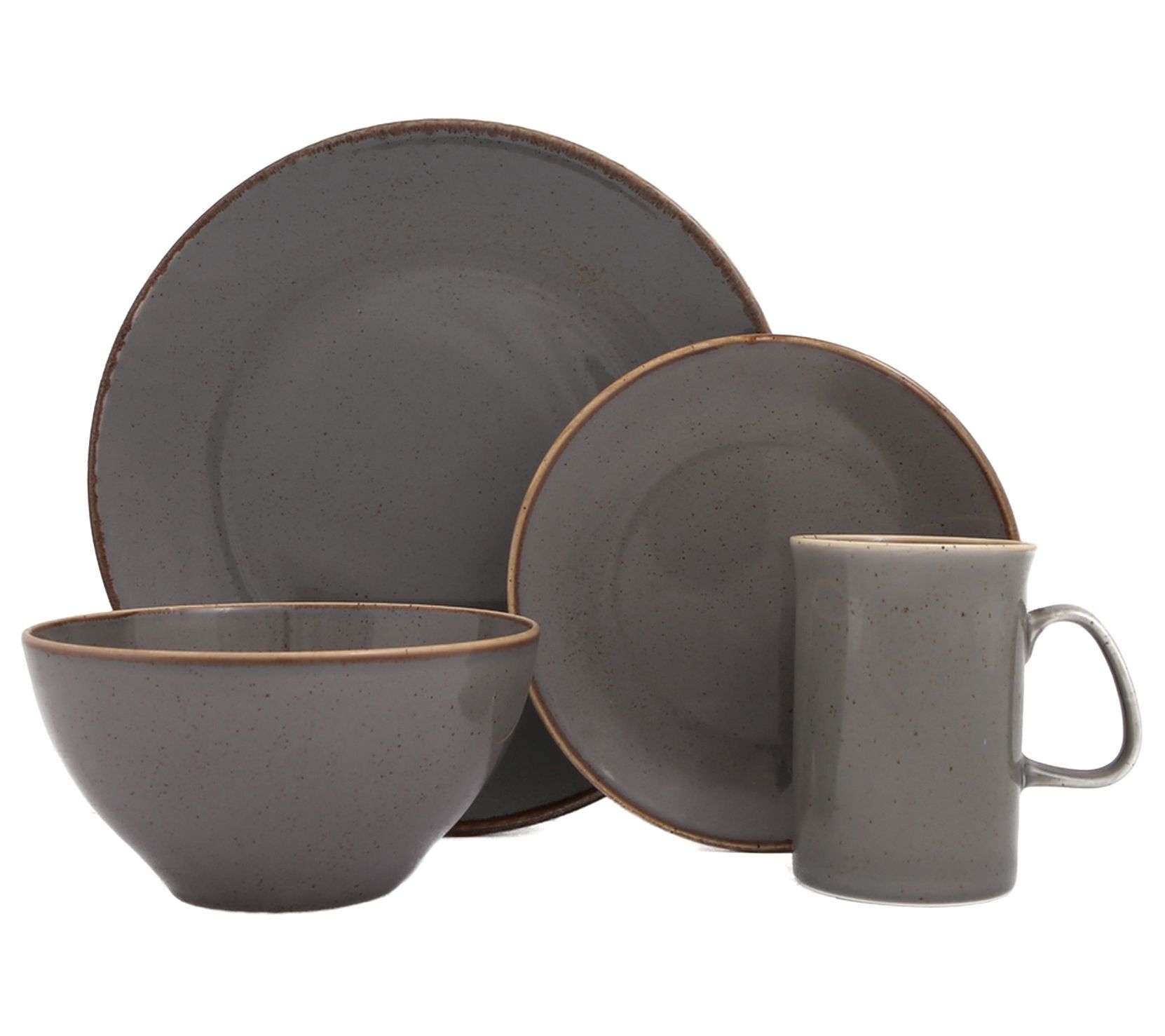 Porland Seasons 4-Piece Porcelain Dinnerware Set with Mug