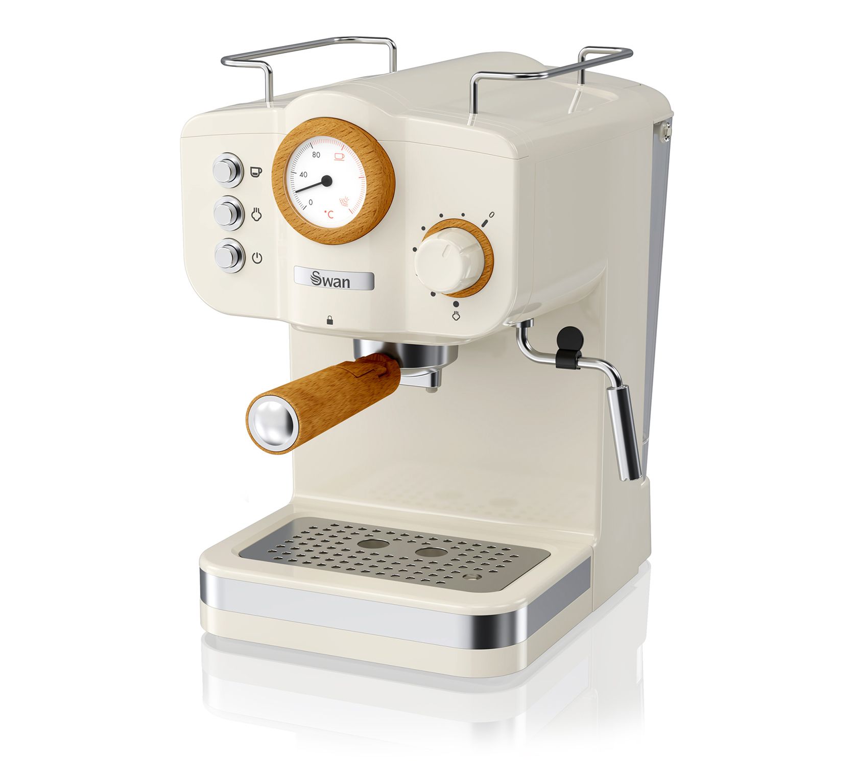 Swan Gray Nordic Pump Espresso Coffee Machine