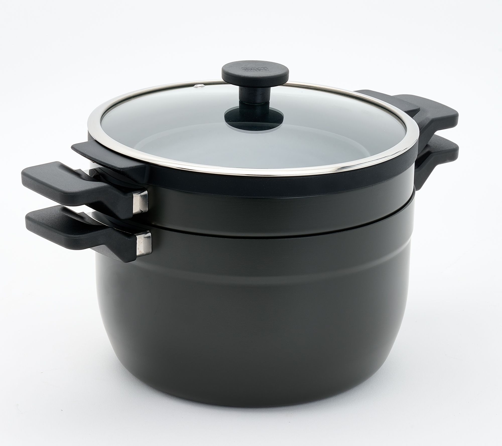 Kuhn Rikon 2-Pc Nesting Nonstick Cookware Set w/ Colander & Lid