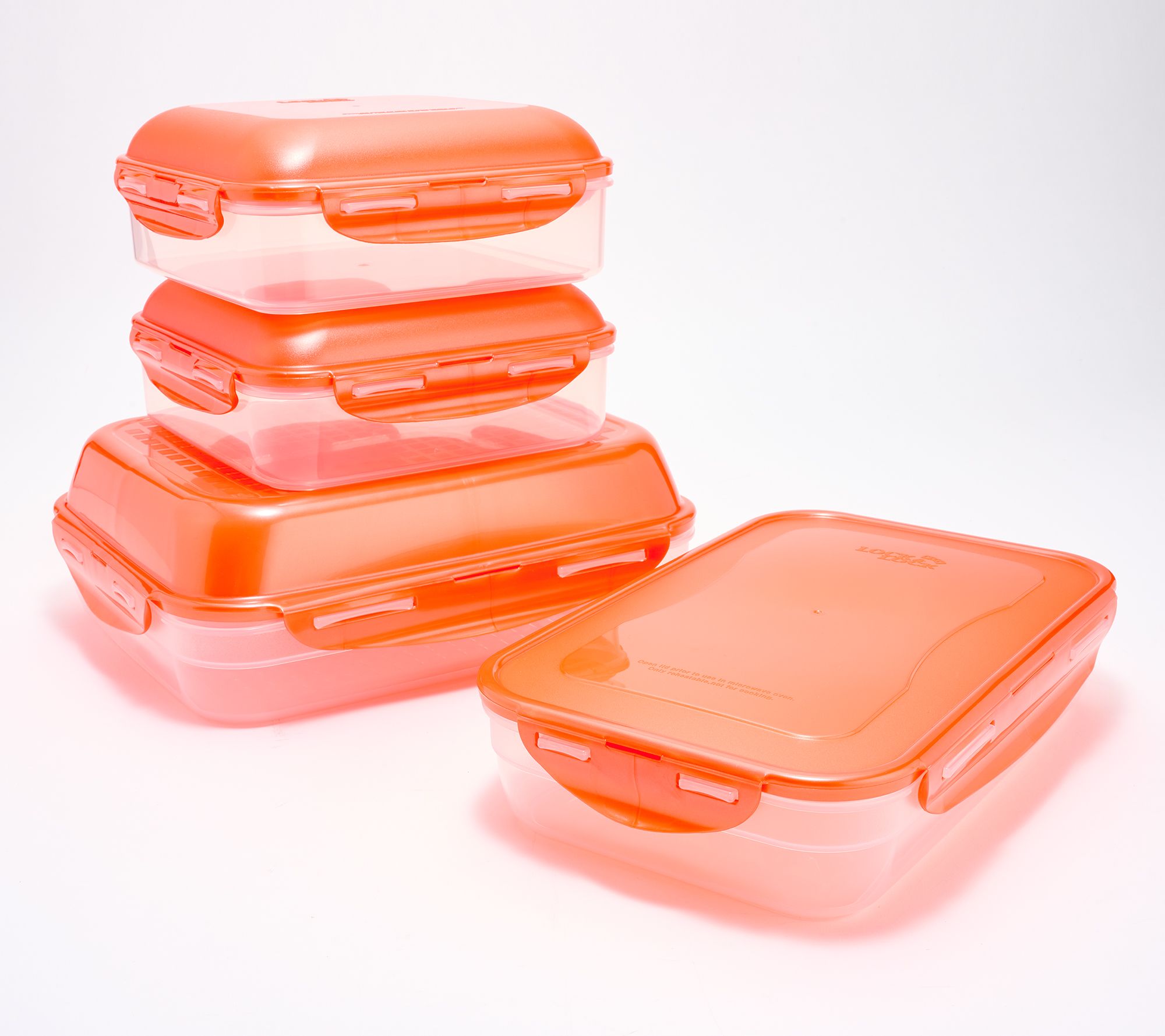 LocknLock 4-Piece Marinating Serve & Store Set