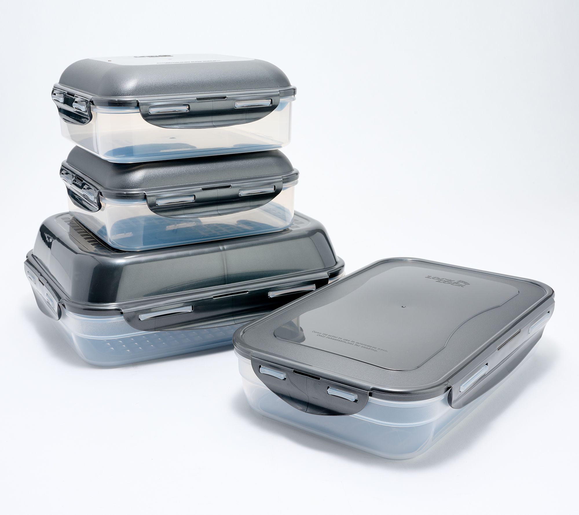LocknLock 4-Piece Marinating Serve & Store Set