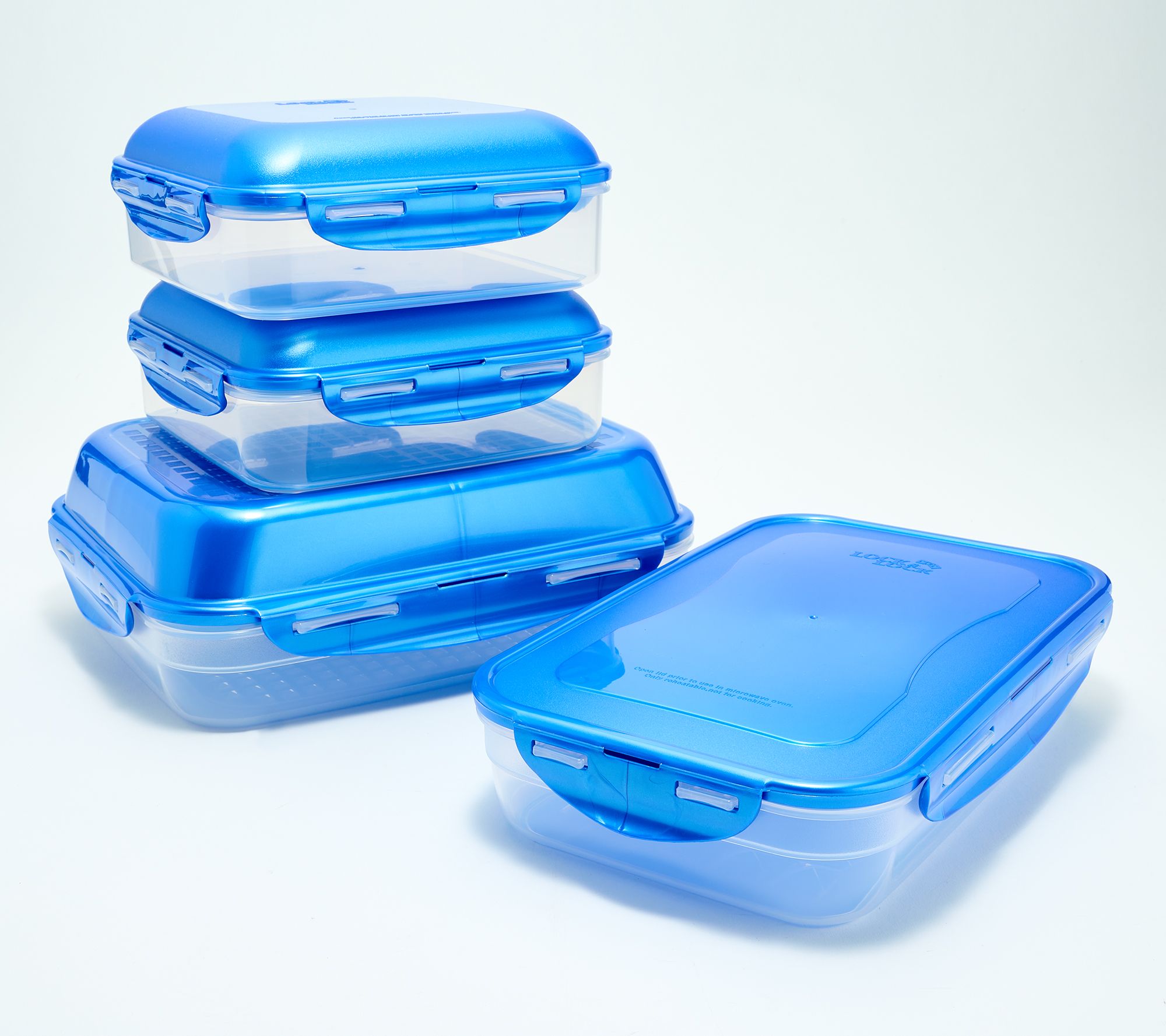 LocknLock 4-Piece Marinating Serve & Store Set