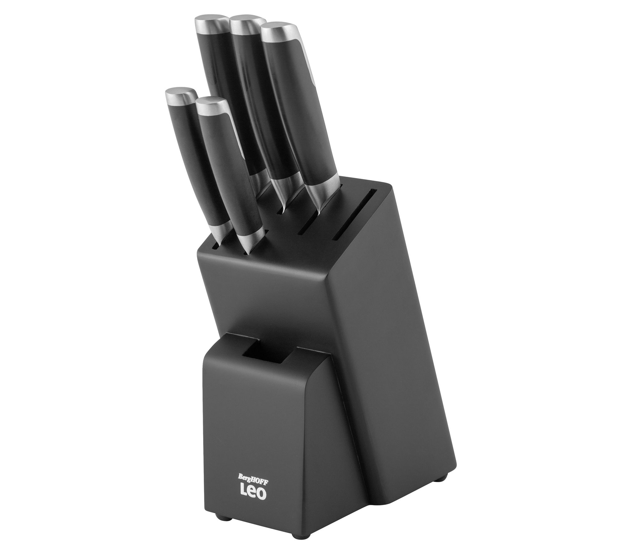 BergHOFF Graphite Stainless Steel 6Pc Knife Block Set
