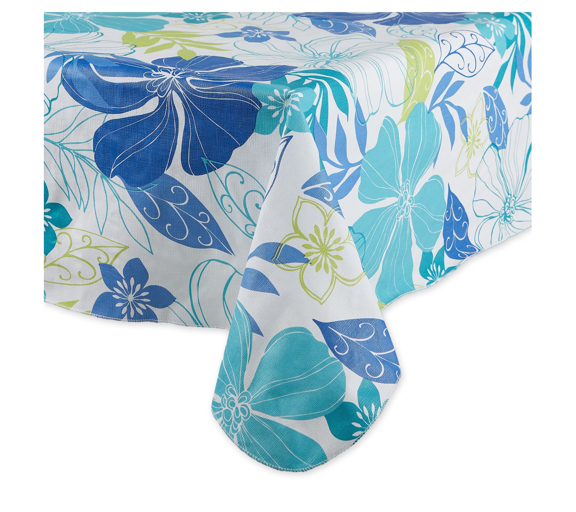 Design Imports Tropical Bahama Vinyl Tablecloth60x84